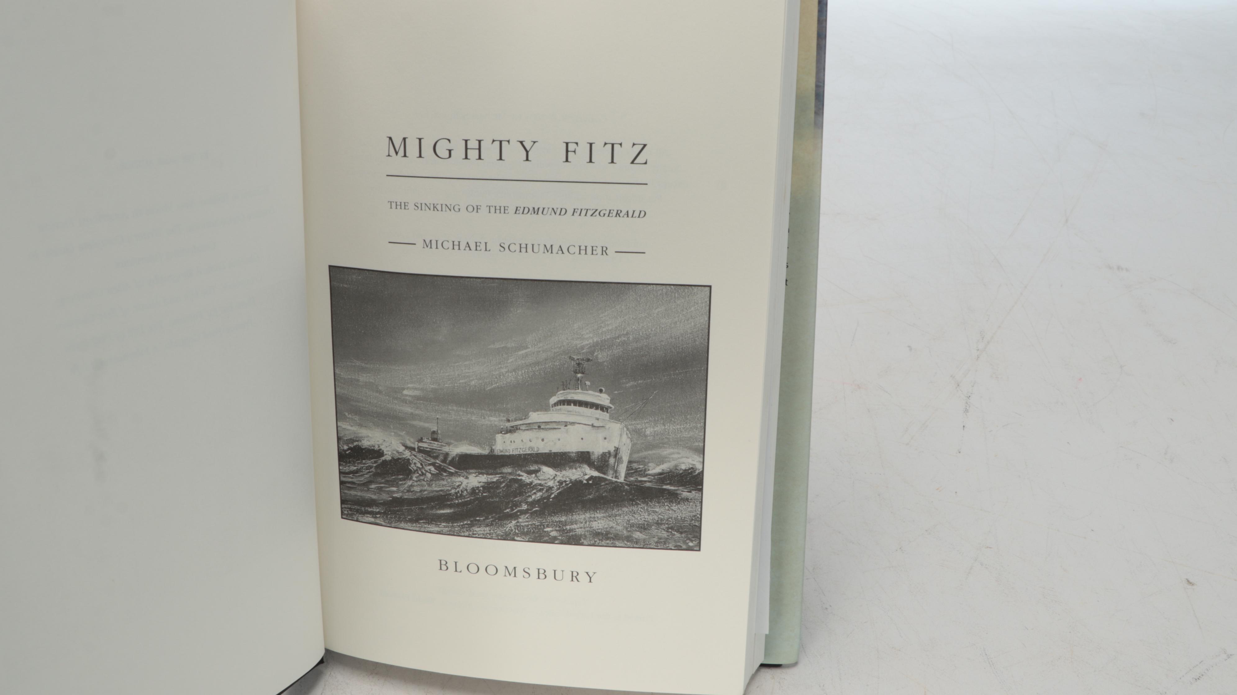 S.S. Edmund Fitzgerald Model Bulk Carrier/Gordon Lightfoot signed ship’s plate