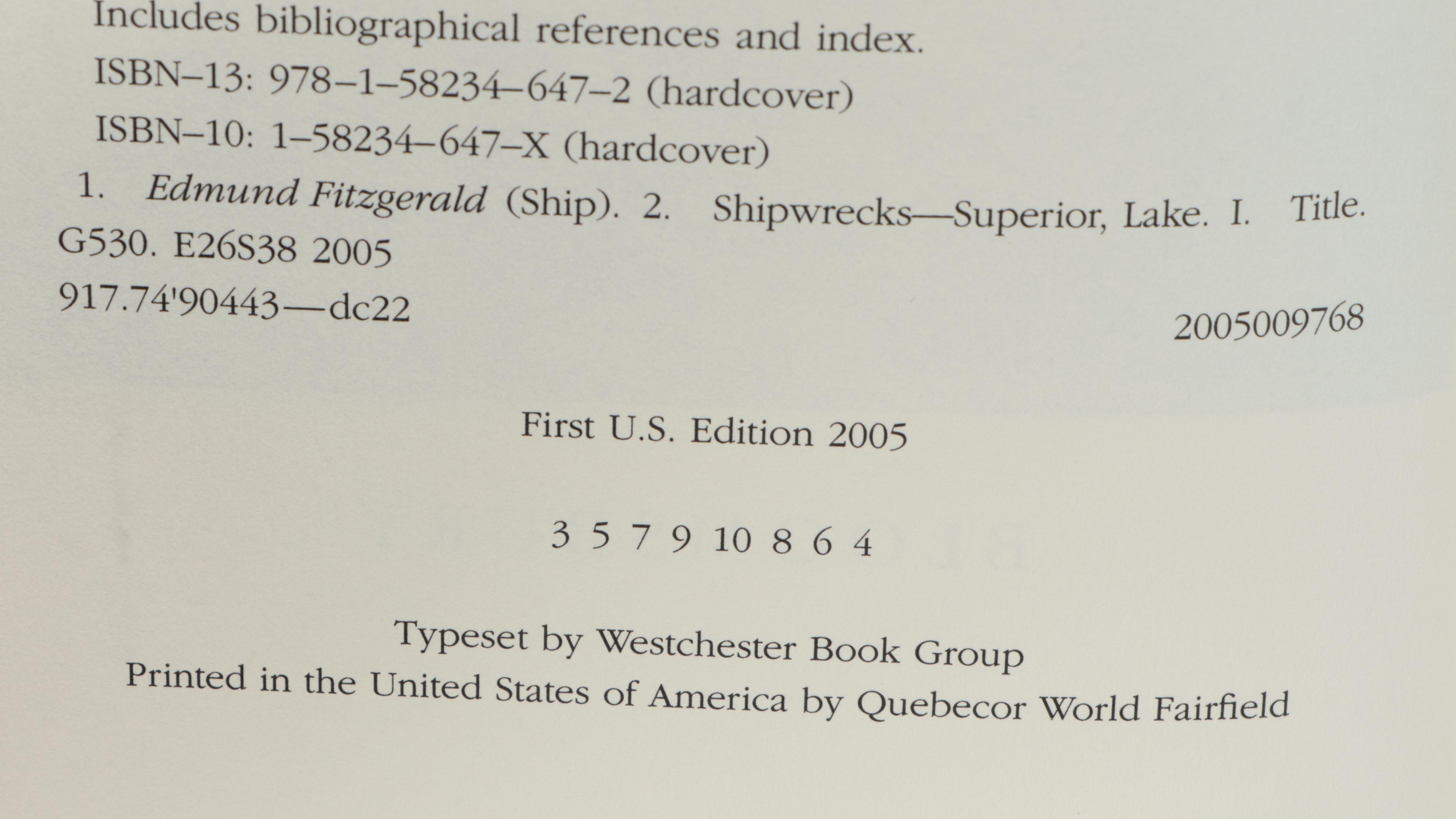 S.S. Edmund Fitzgerald Model Bulk Carrier/Gordon Lightfoot signed ship’s plate