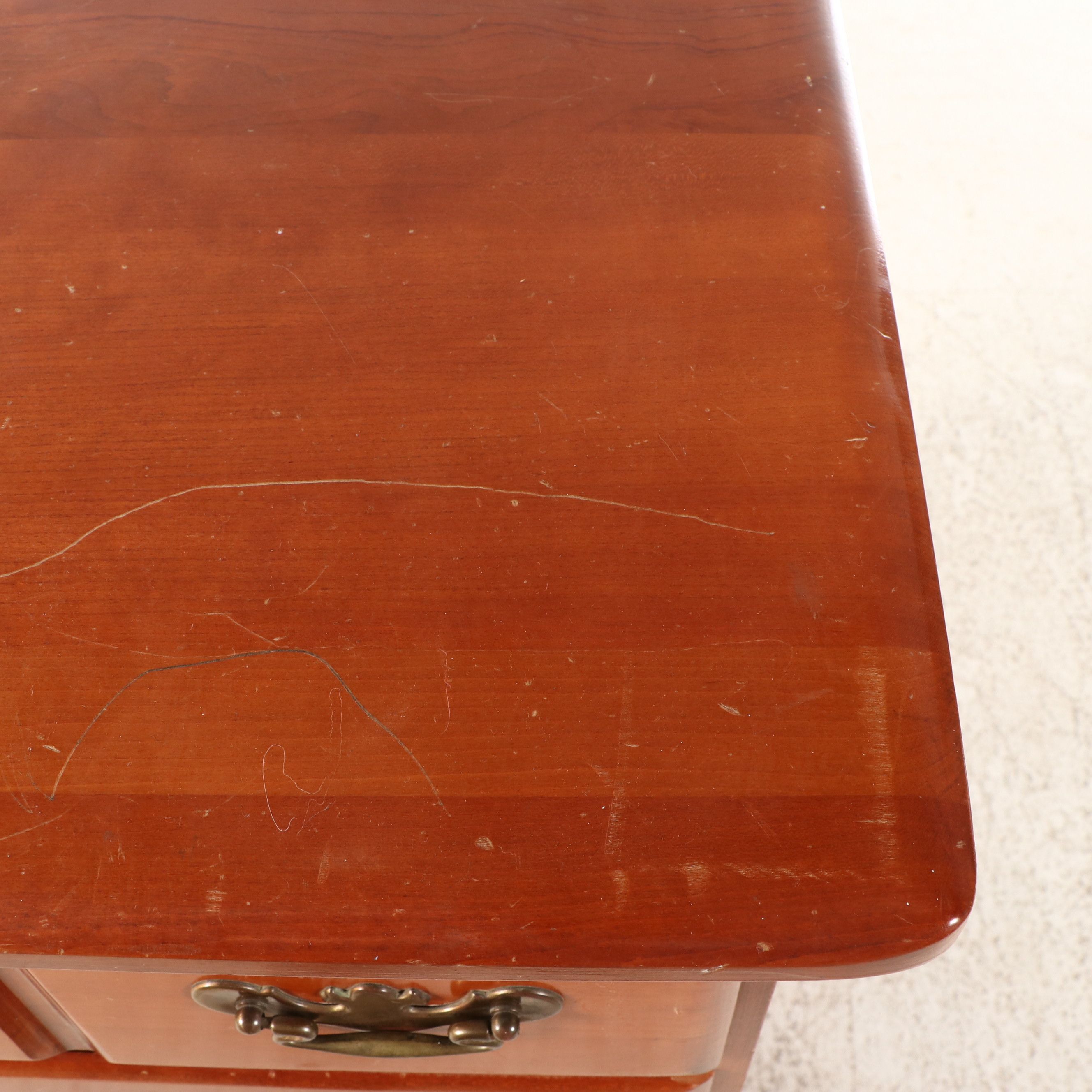 American Colonial Style Cherry Chest of Drawers