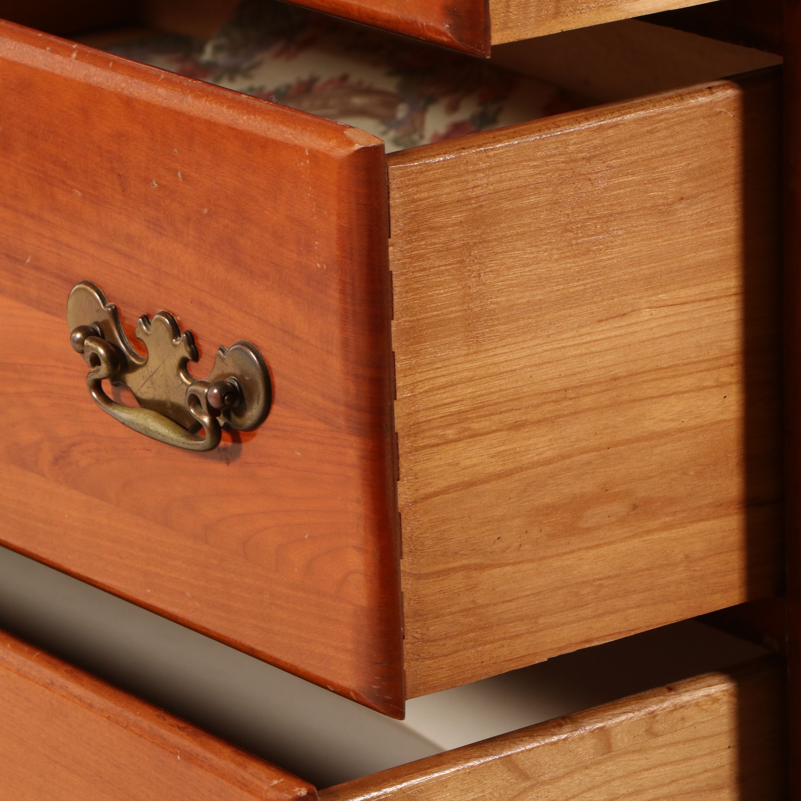 American Colonial Style Cherry Chest of Drawers