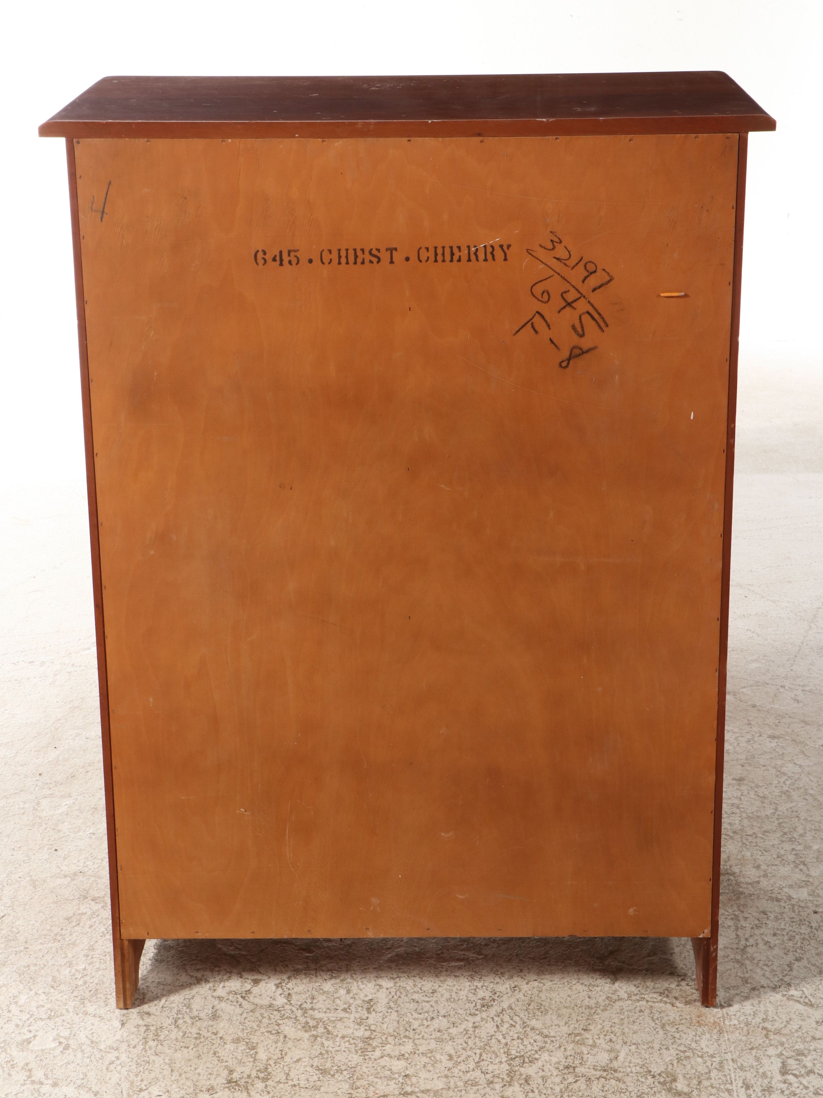 American Colonial Style Cherry Chest of Drawers