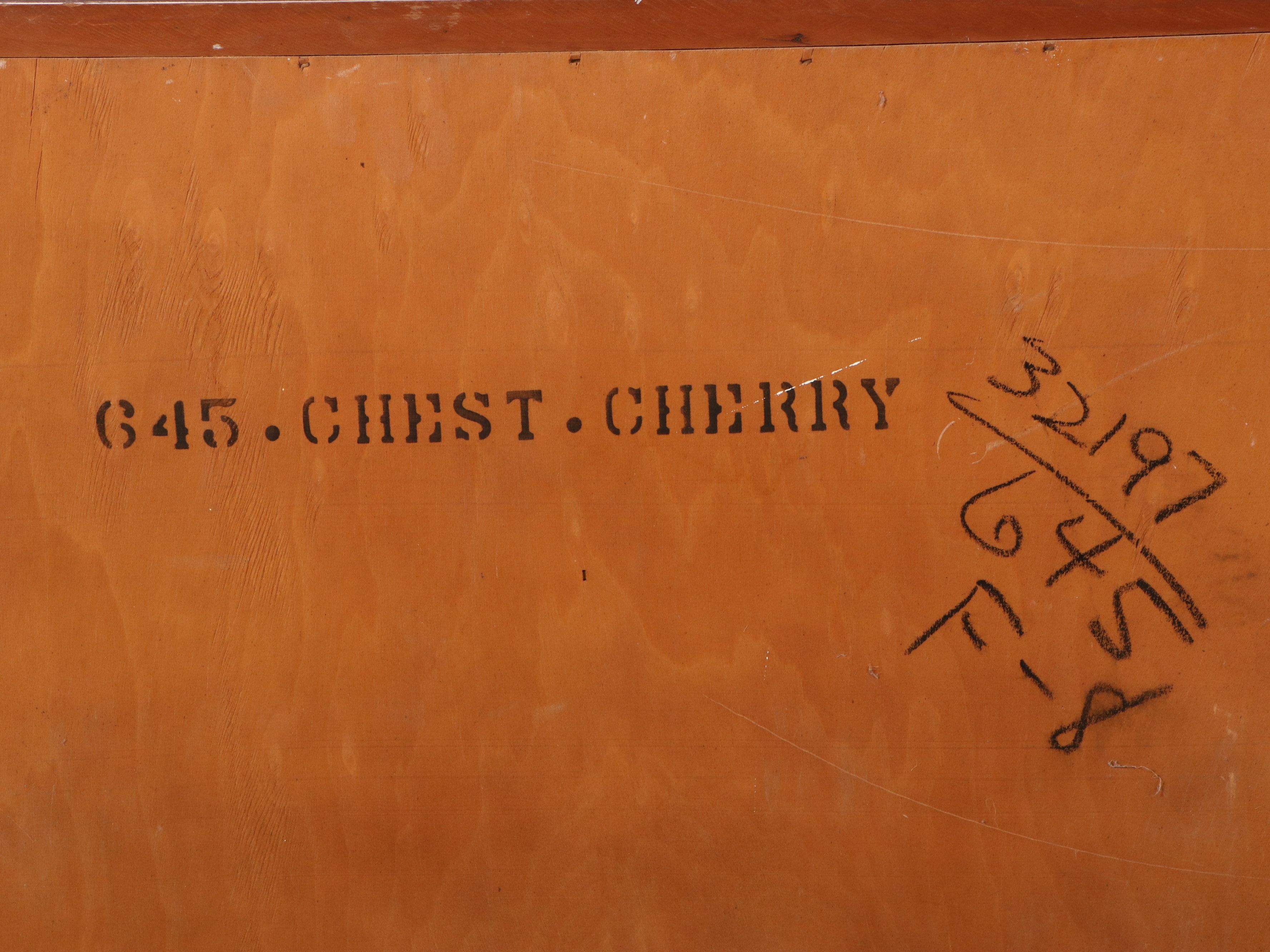 American Colonial Style Cherry Chest of Drawers