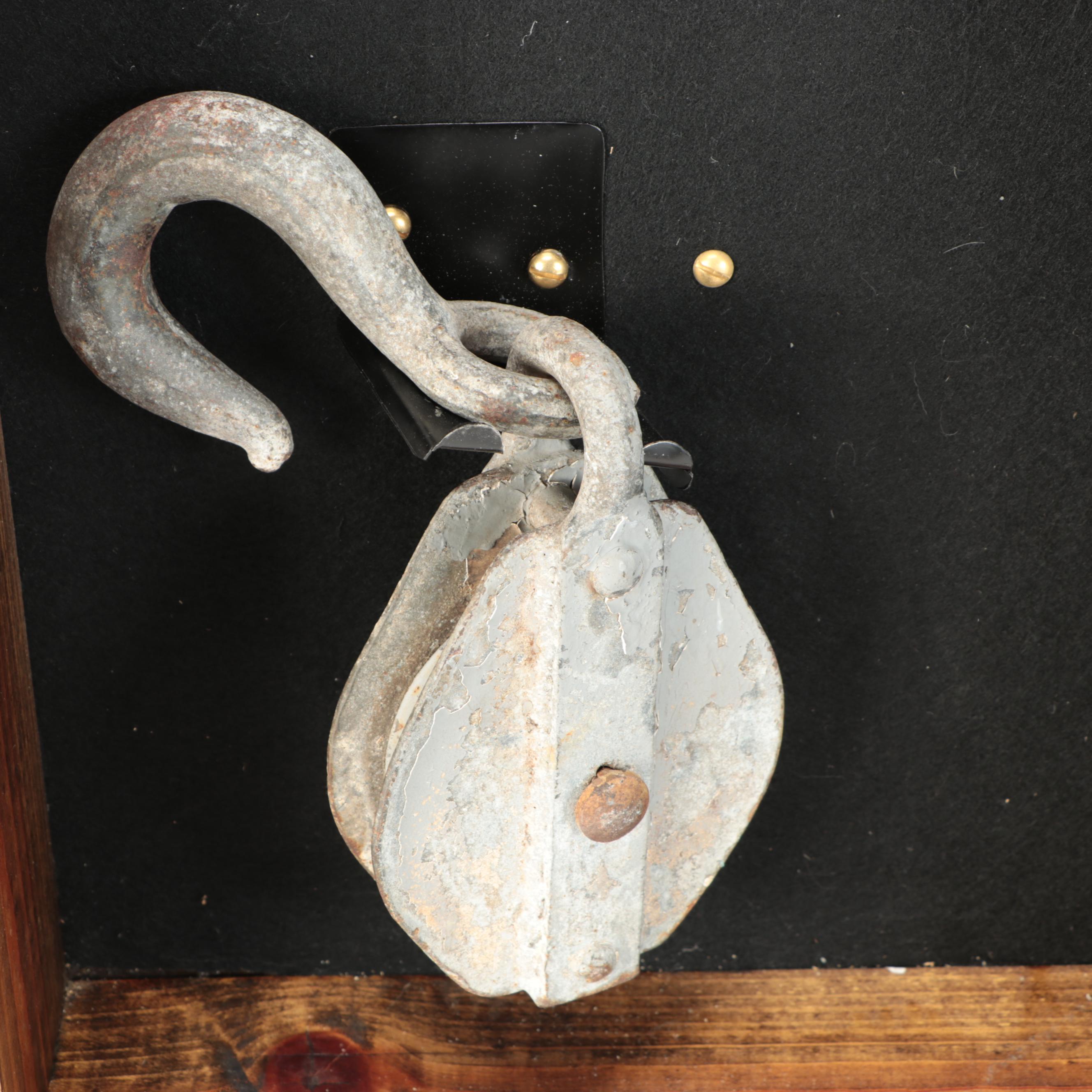 S.S. William Clay Ford Salvaged Ship Pulley, Mid to Late 20th Century