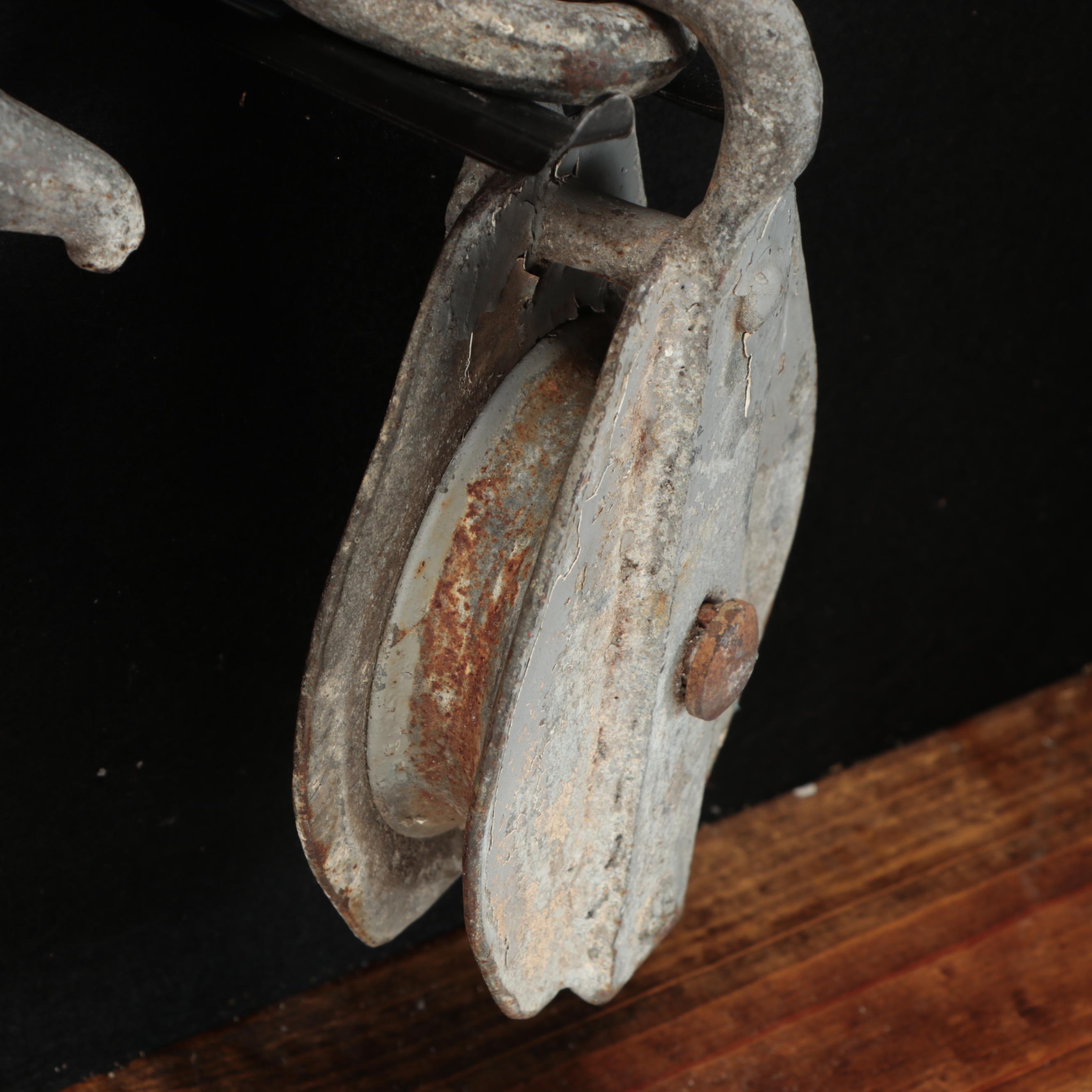 S.S. William Clay Ford Salvaged Ship Pulley, Mid to Late 20th Century
