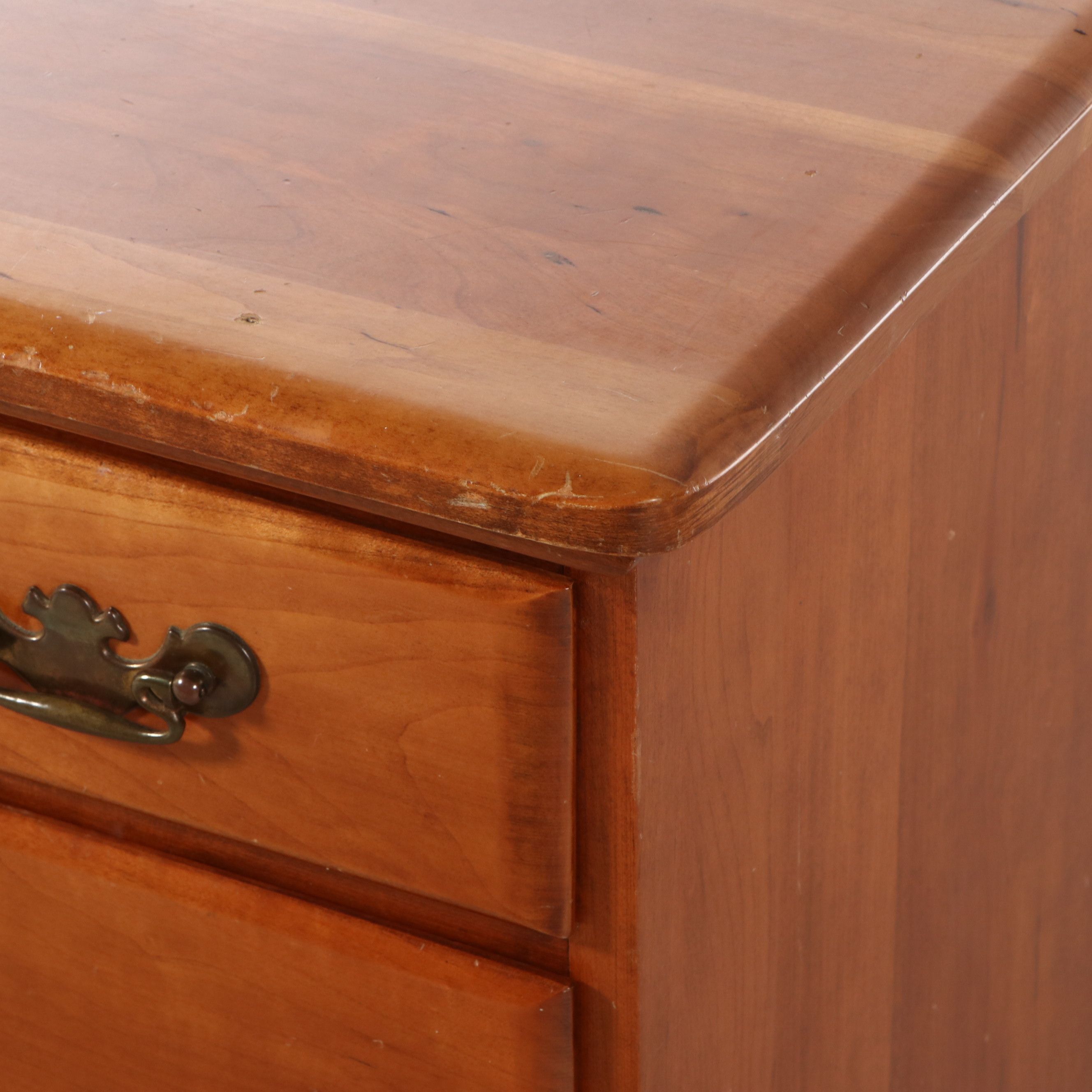 American Colonial Style Cherry Chest of Drawers