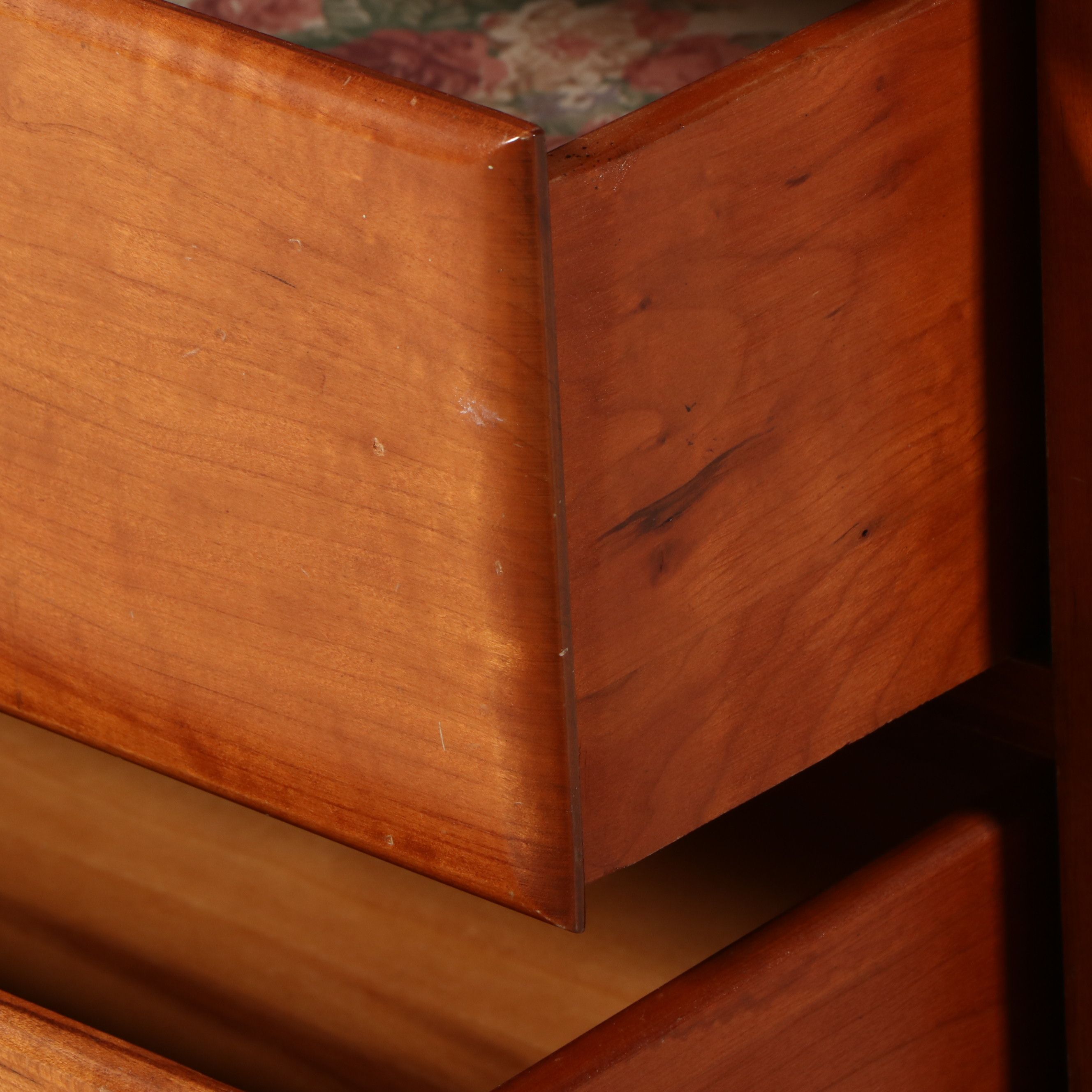 American Colonial Style Cherry Chest of Drawers