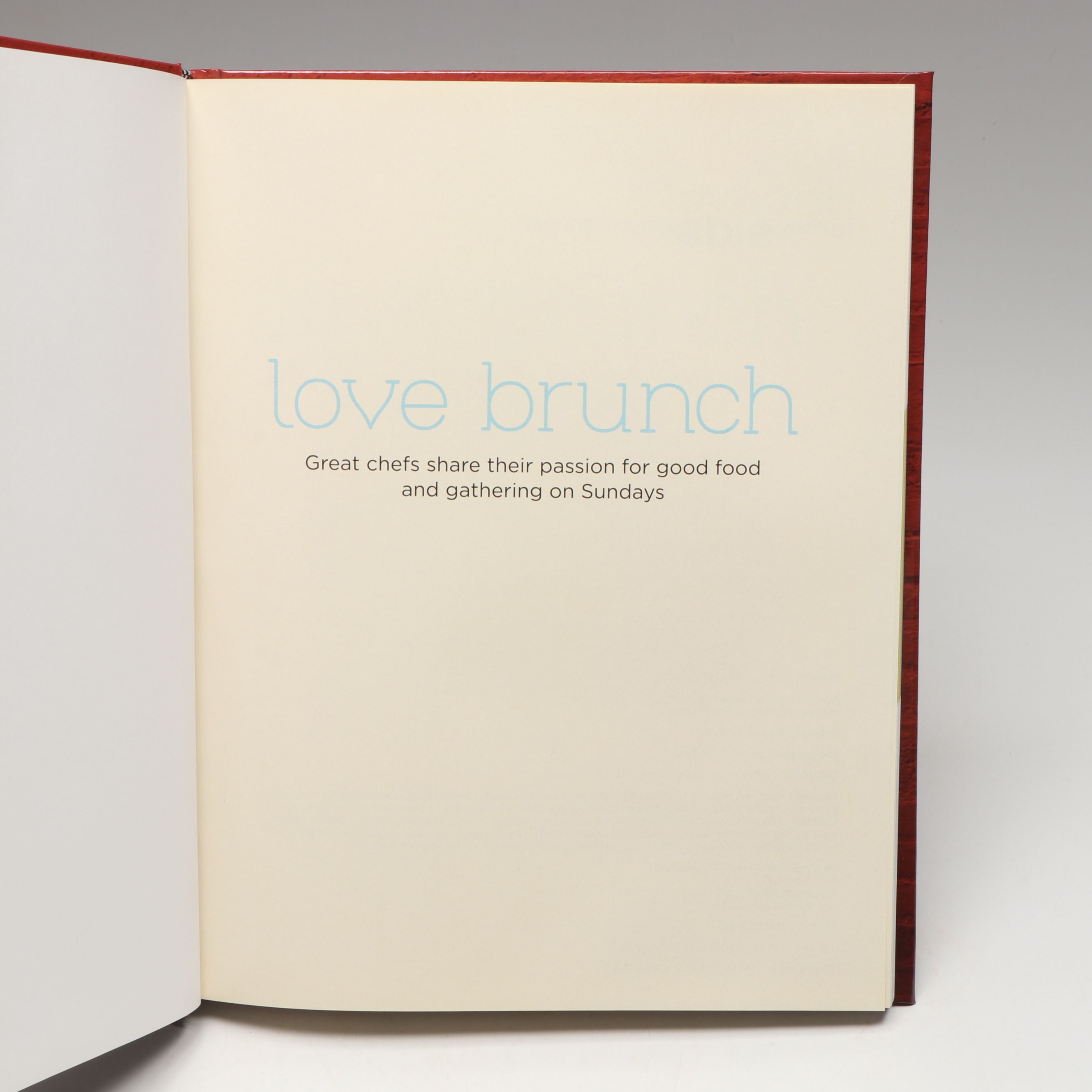 First Edition "Love Brunch" Cookbooks Collaborated by Amanda Bock, 2016