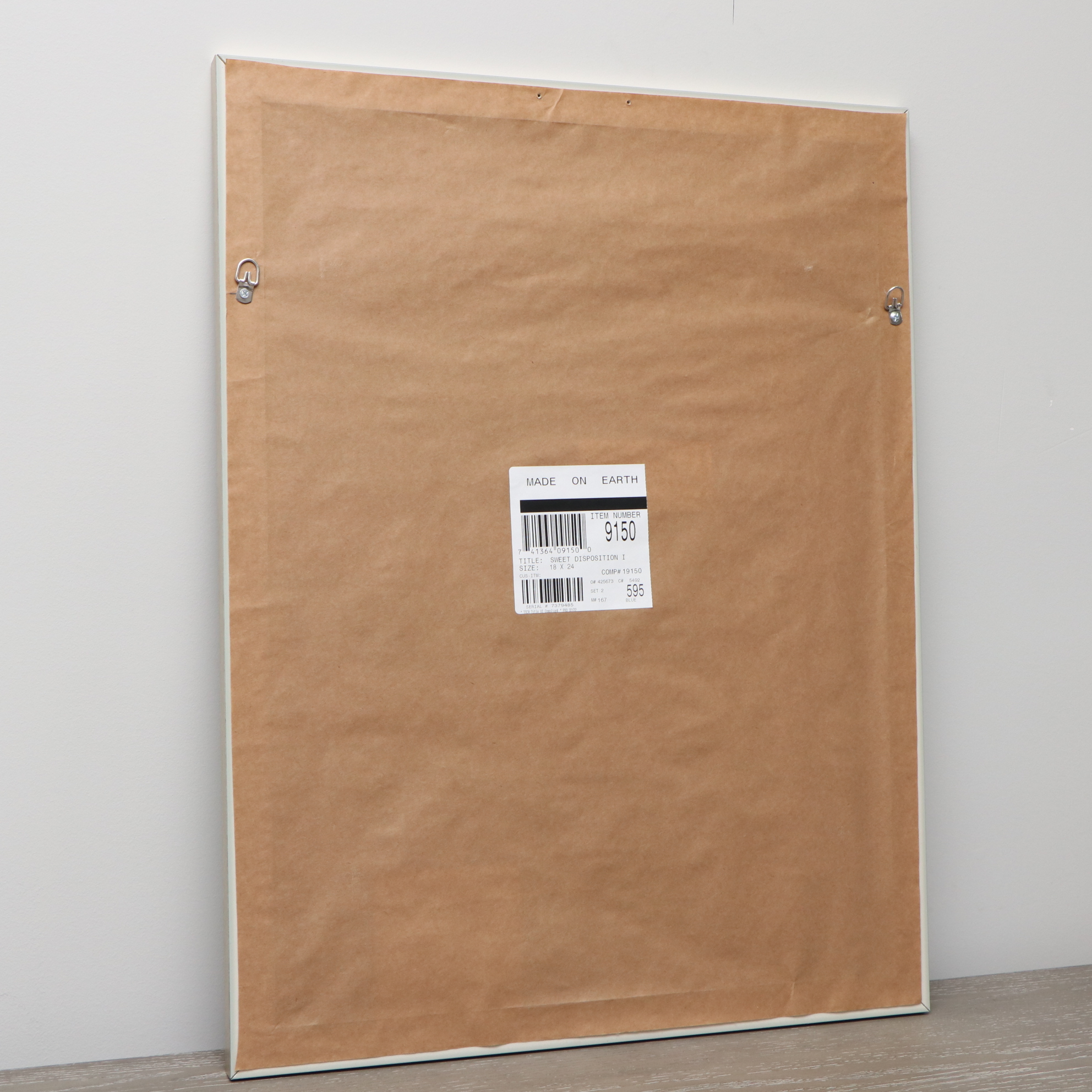 Made on Earth "Sweet Disposition I" Framed Print with Accent Lamps and Books