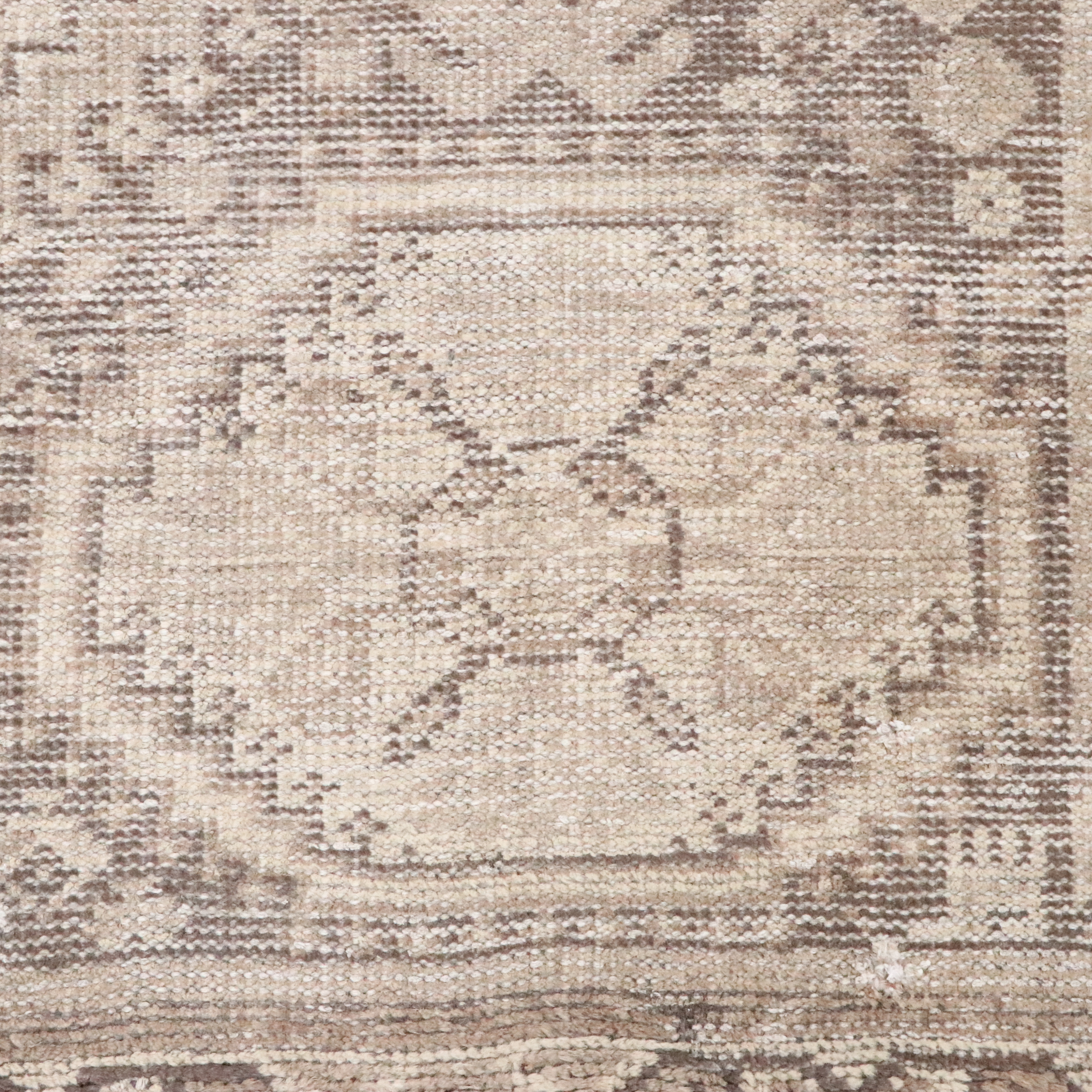 6'10 x 9'11 Hand-Knotted Persian Abadeh Area Rug