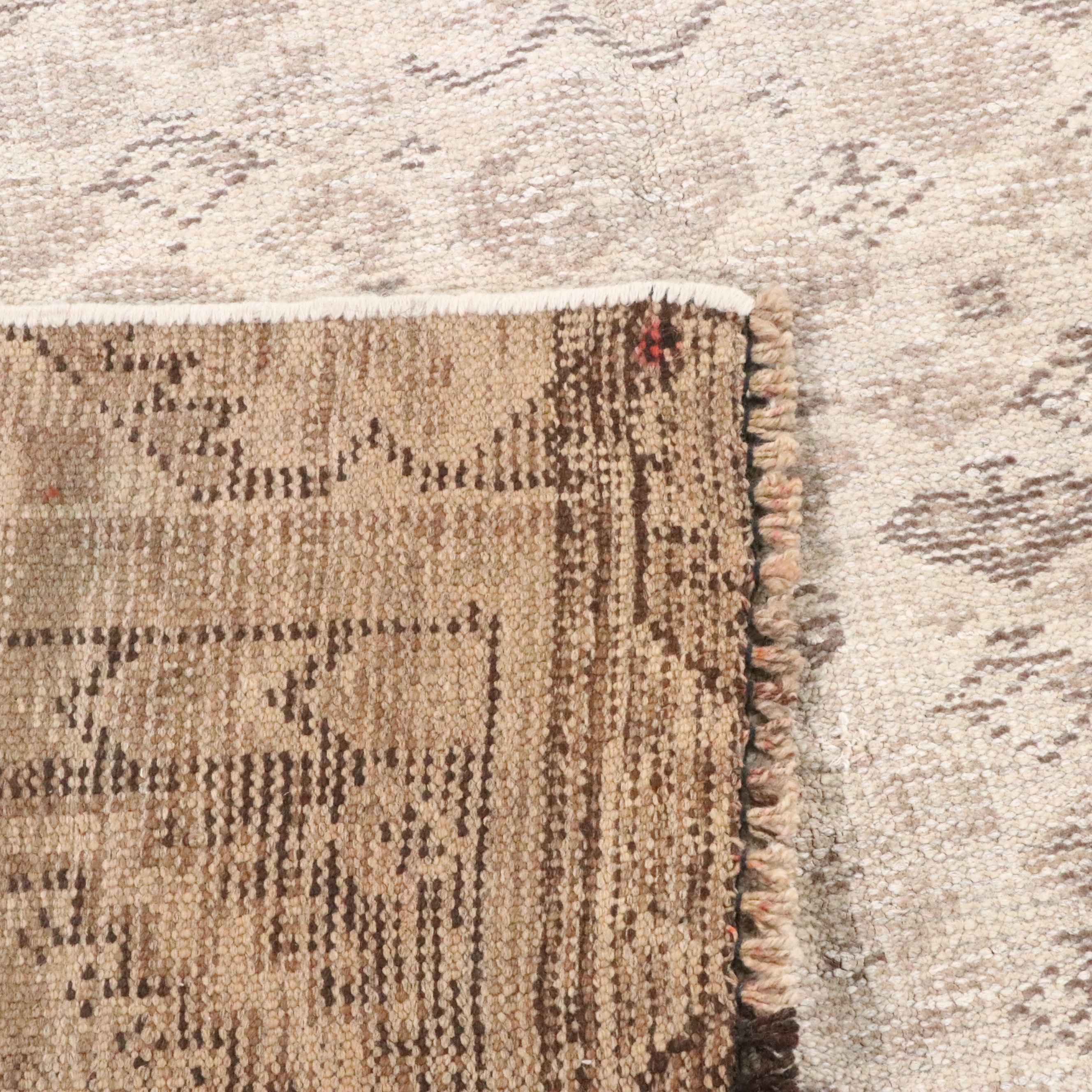 6'10 x 9'11 Hand-Knotted Persian Abadeh Area Rug