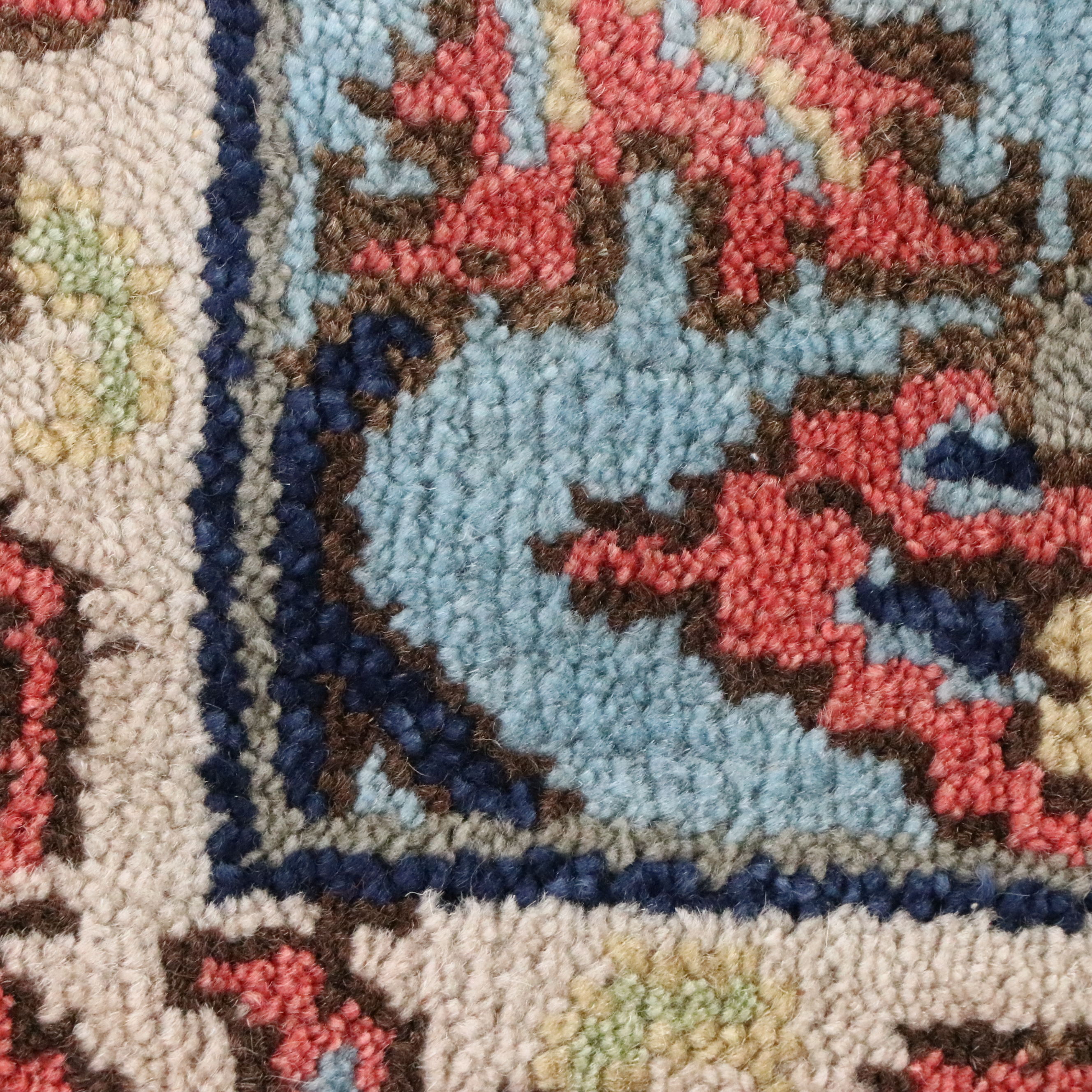 2'5 x 6'4 Hand-Knotted Indian Jaipur Carpet Runner