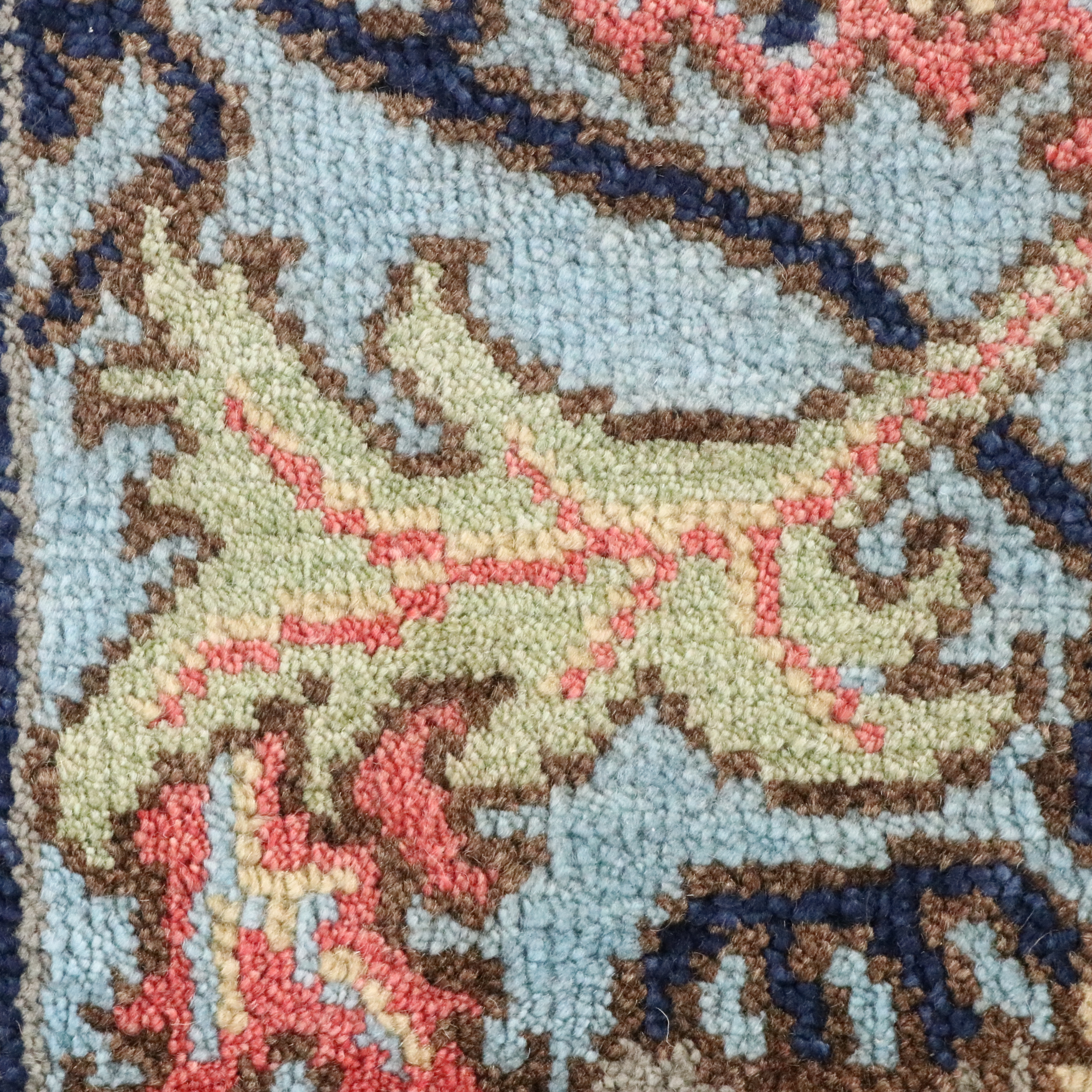 2'5 x 6'4 Hand-Knotted Indian Jaipur Carpet Runner