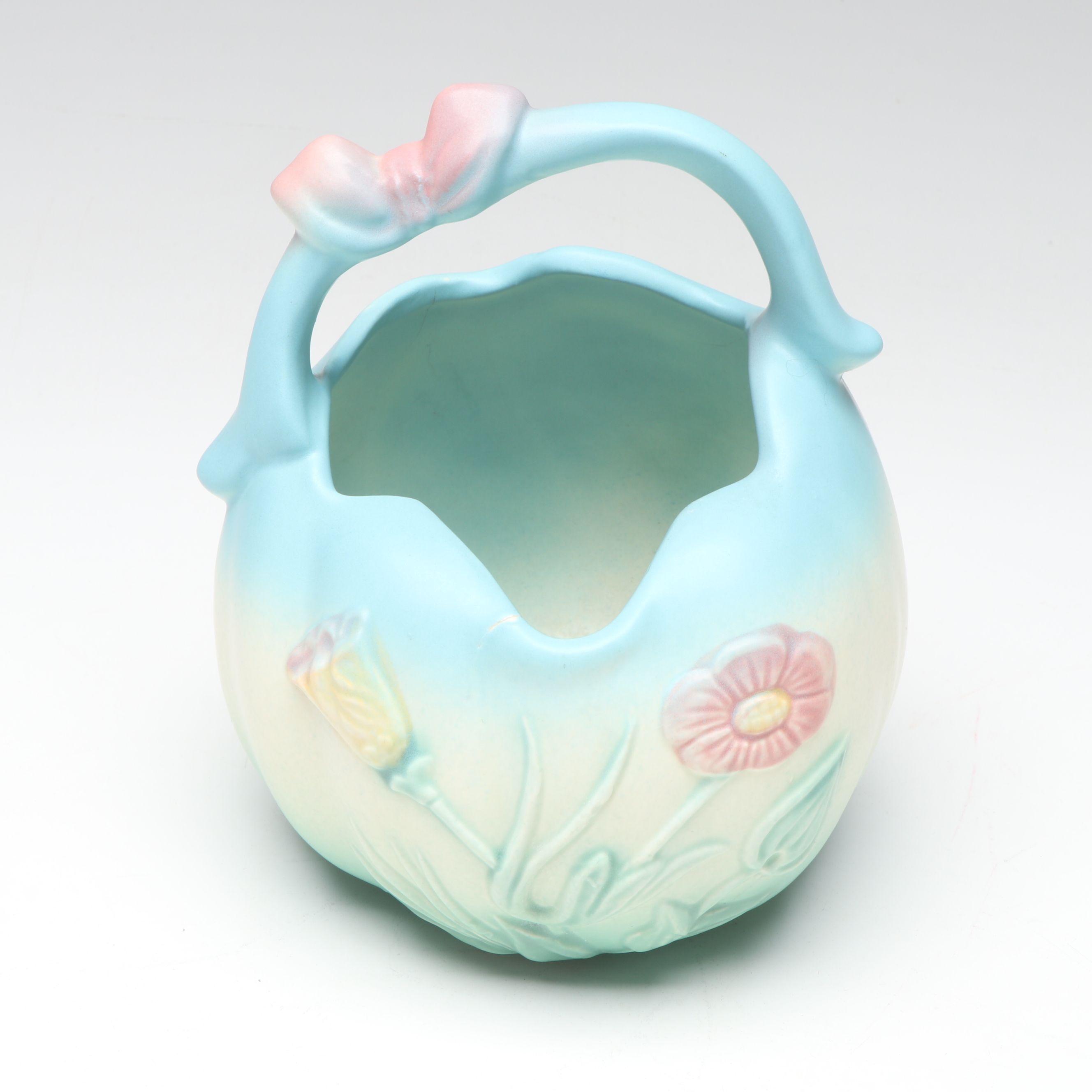 McCoy, Hull and Weller Floral Matte Glaze Art Pottery