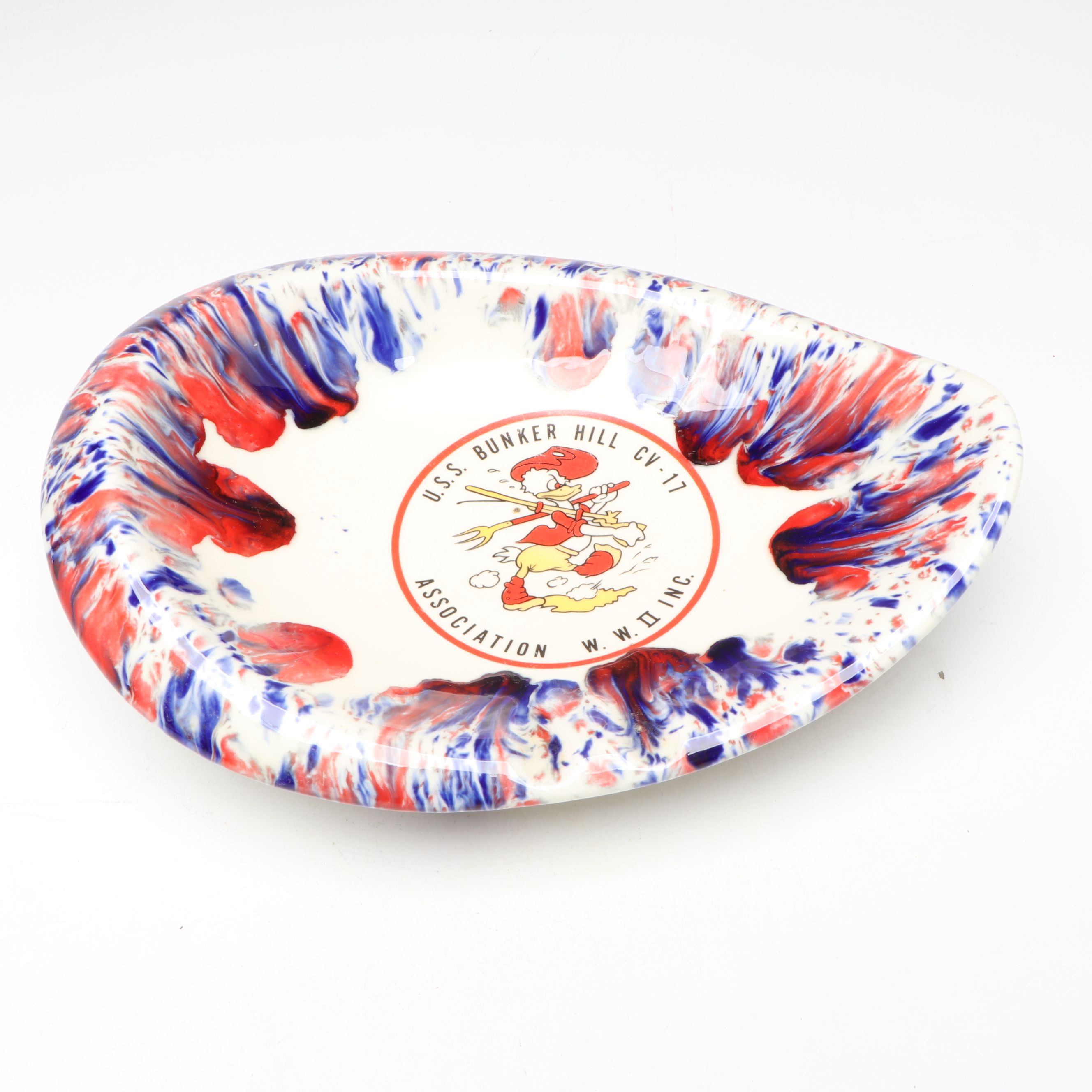 SDW Stoneware and Other Ceramic Ashtrays with Toothpick Dispenser