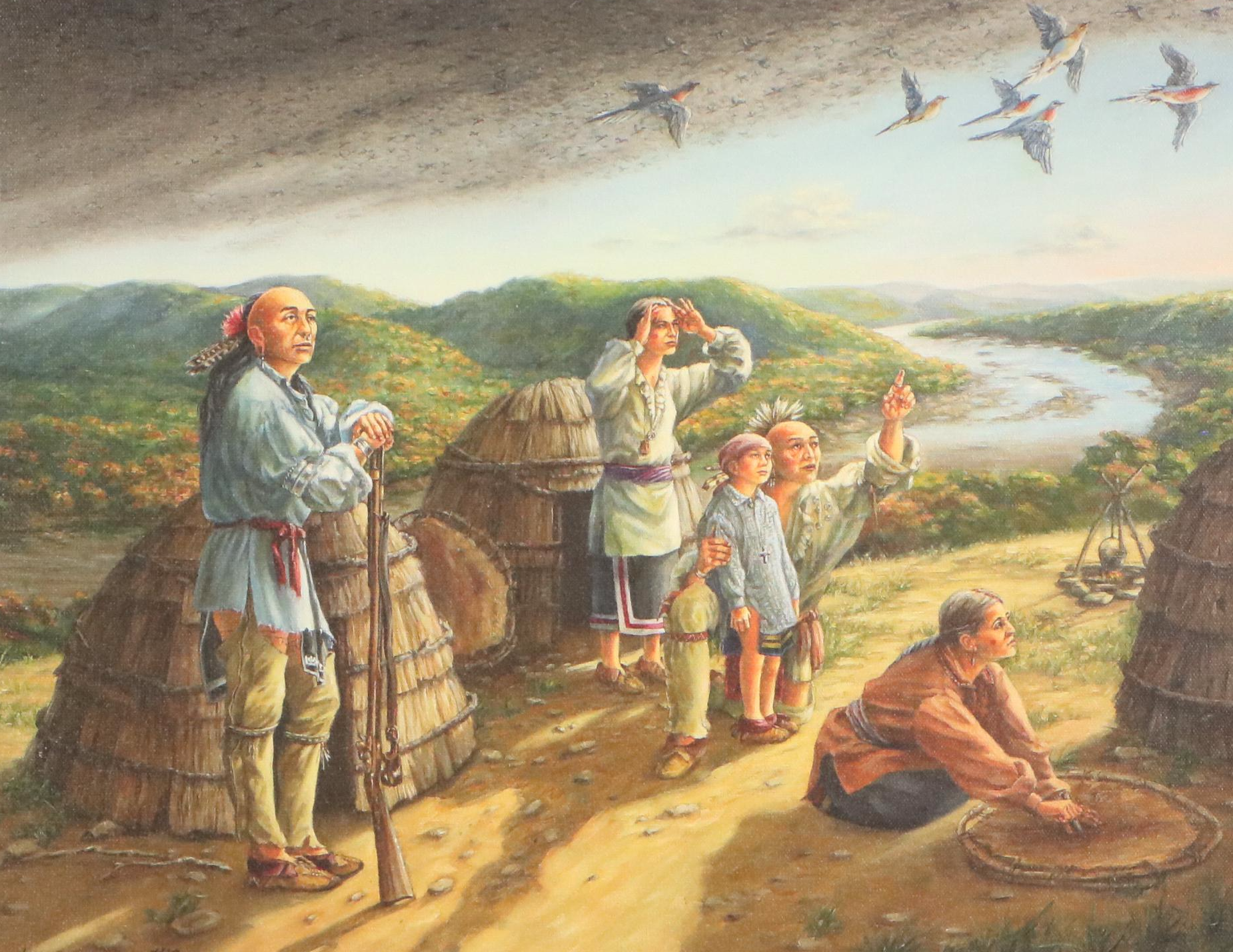 Mary Louise Holt Giclée "Look, They Come!"