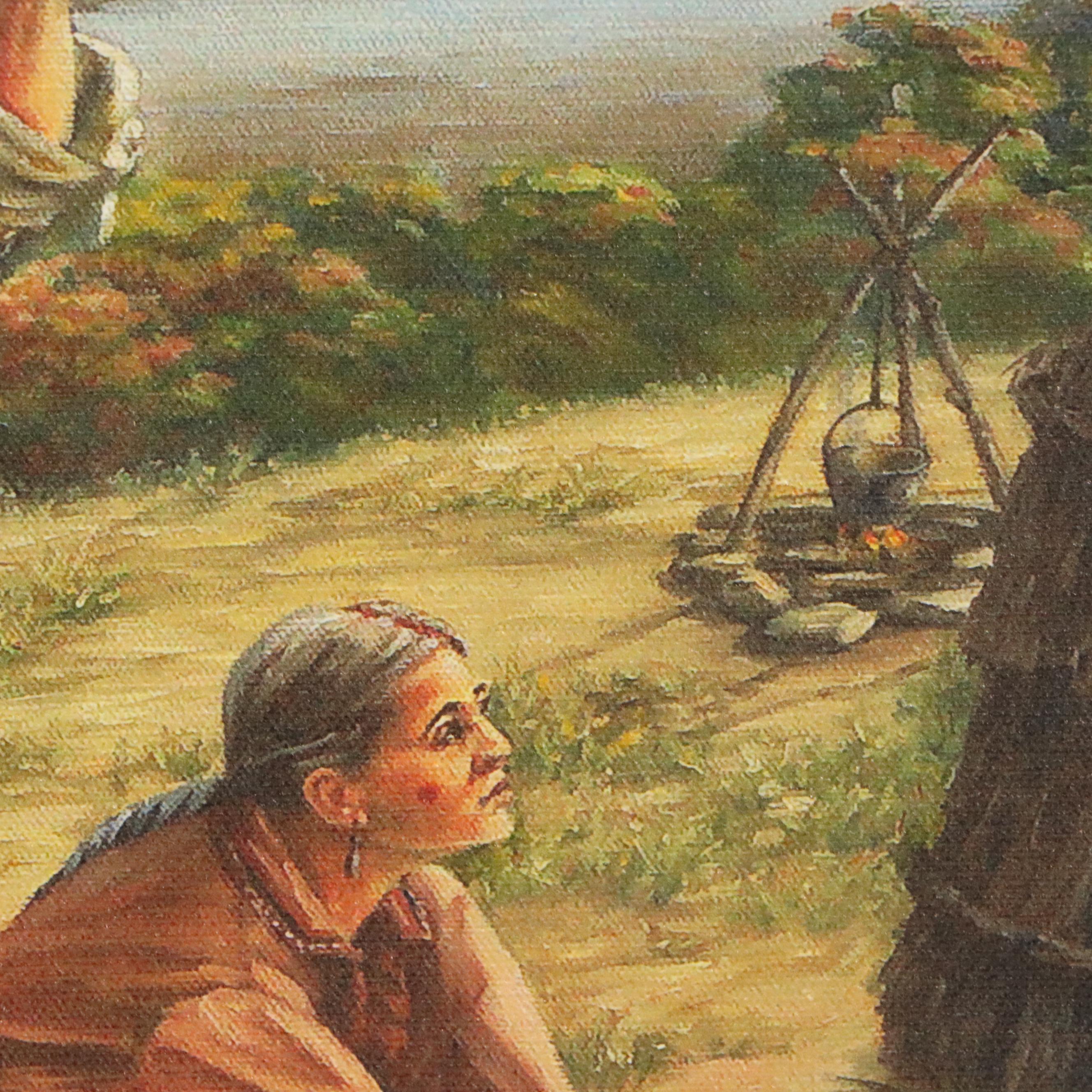 Mary Louise Holt Giclée "Look, They Come!"