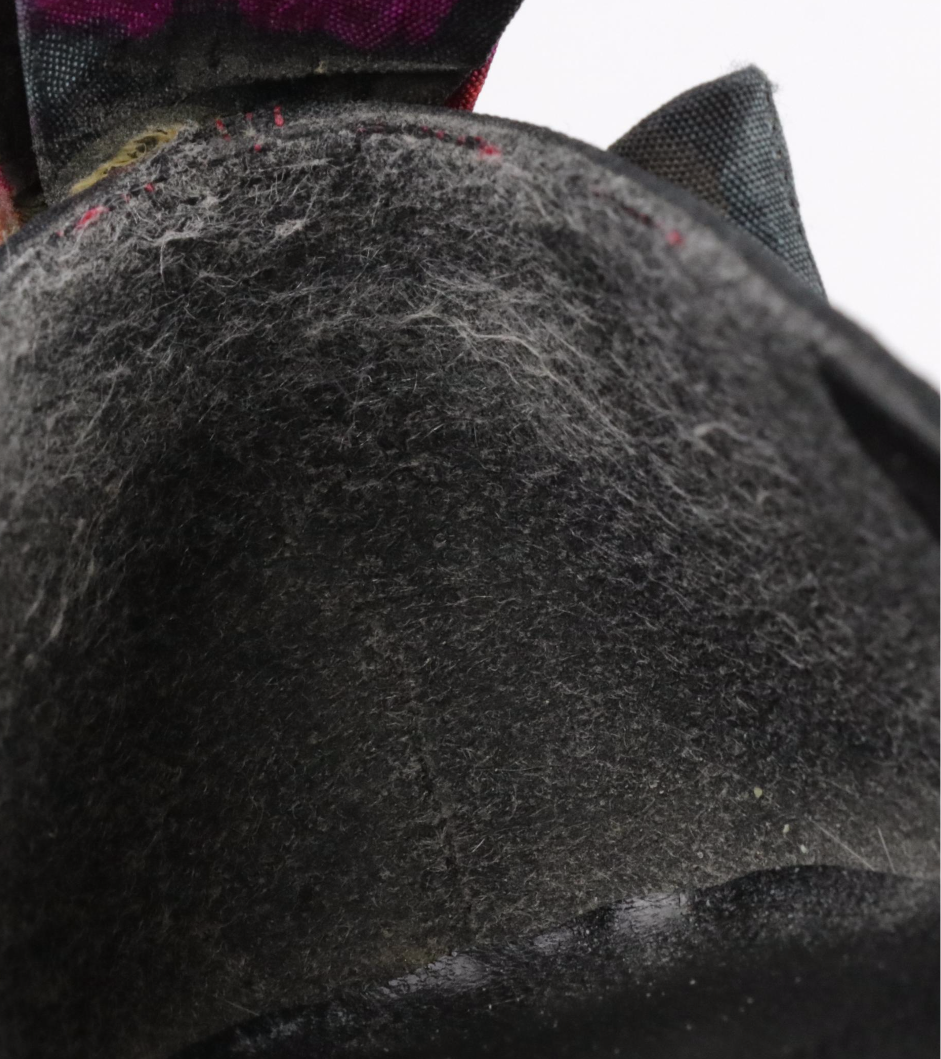 Salvatore Ferragamo Magenta Suede Pumps and Stuart Weitzman Floral Bow Pumps