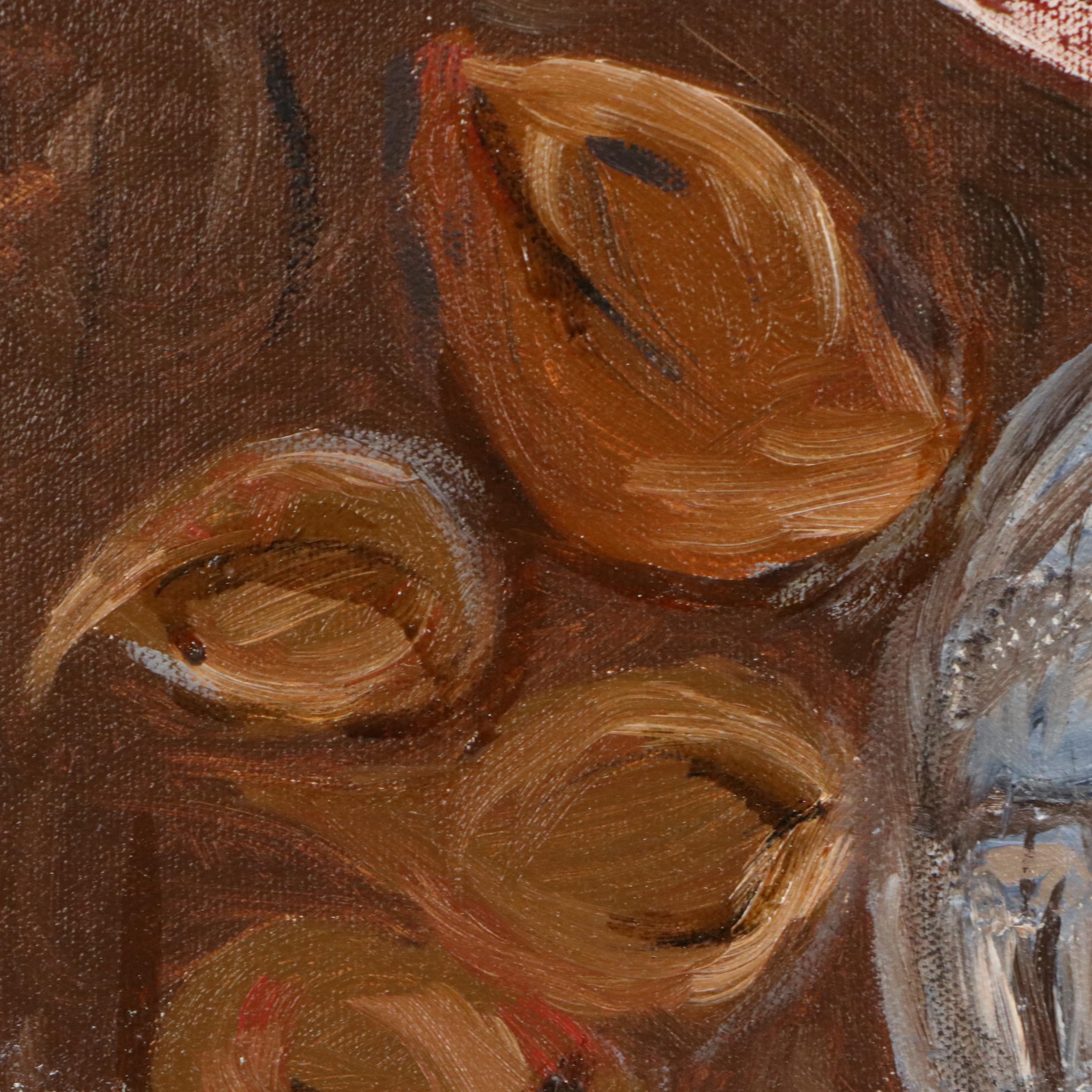 After Àlvar Suñol Munoz-Ramos Acrylic Painting "Perspectiva Con Imagen"