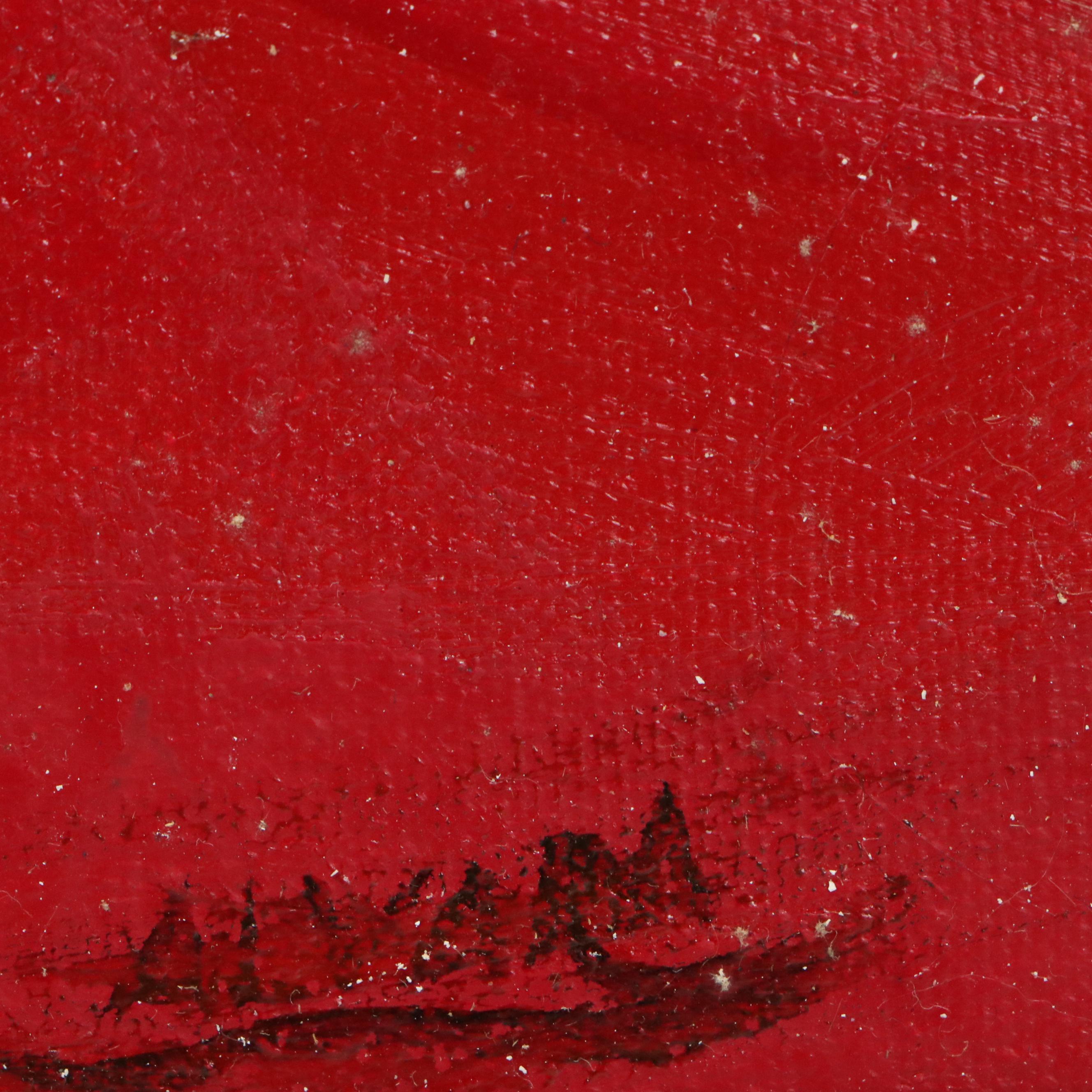 After Àlvar Suñol Munoz-Ramos Acrylic Painting "Perspectiva Con Imagen"