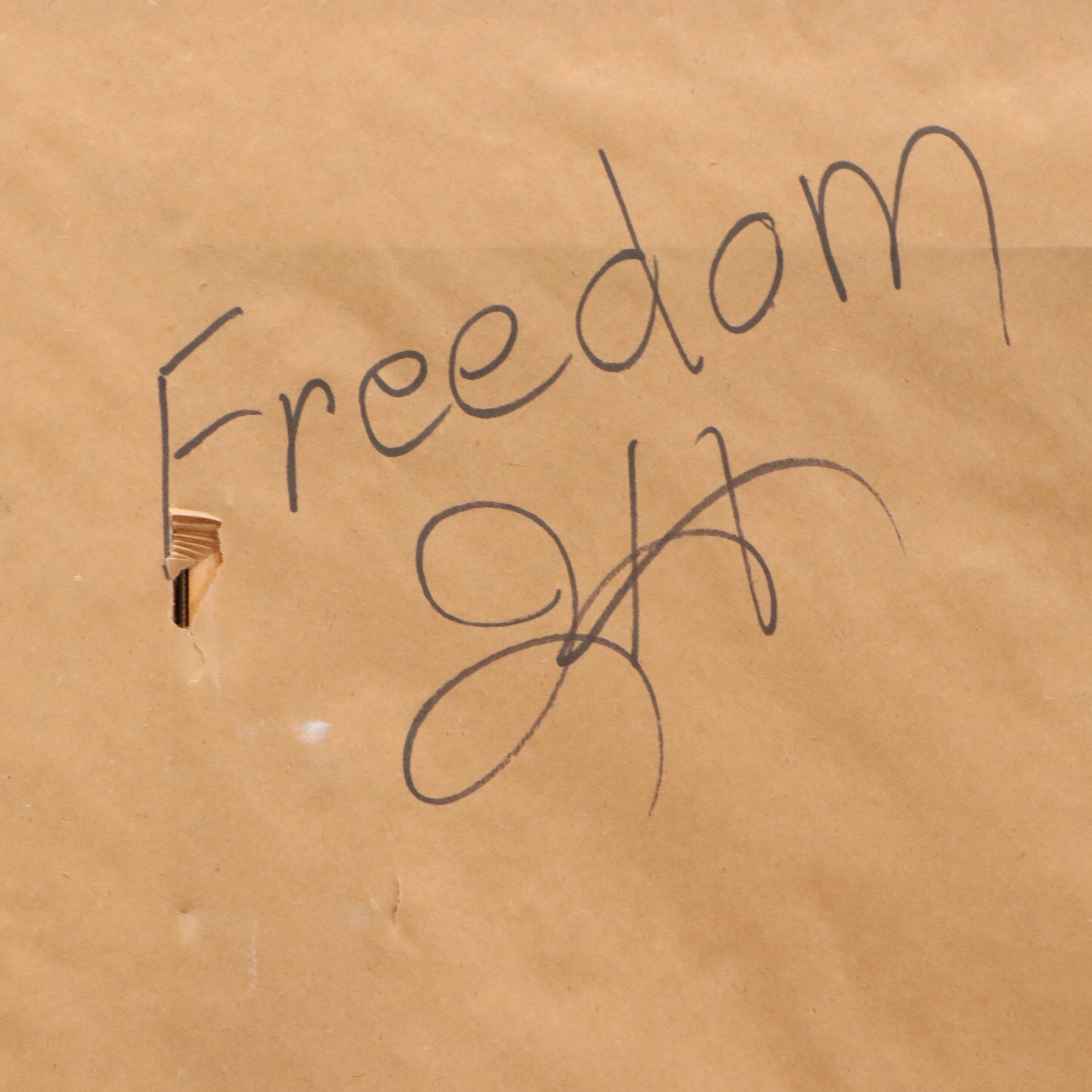 After Àlvar Suñol Munoz-Ramos Acrylic Painting "Perspectiva Con Imagen"