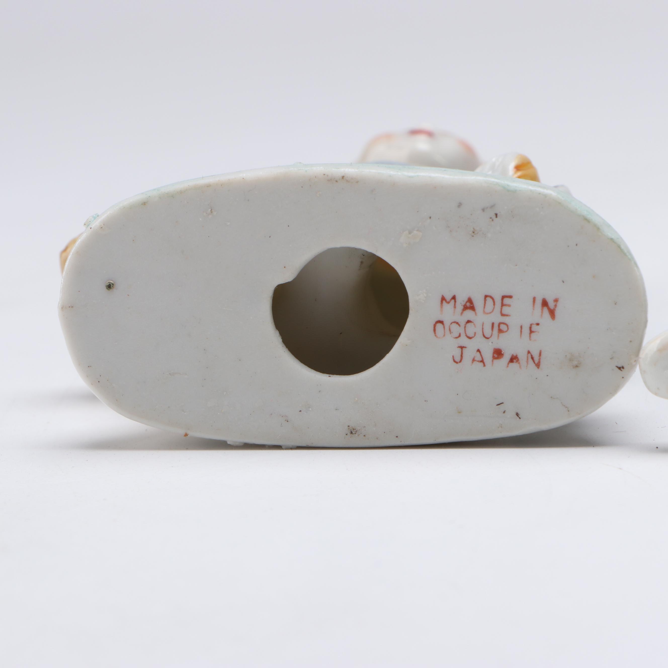 Occupied Japan Porcelain Children Figurines, Mid-20th Century