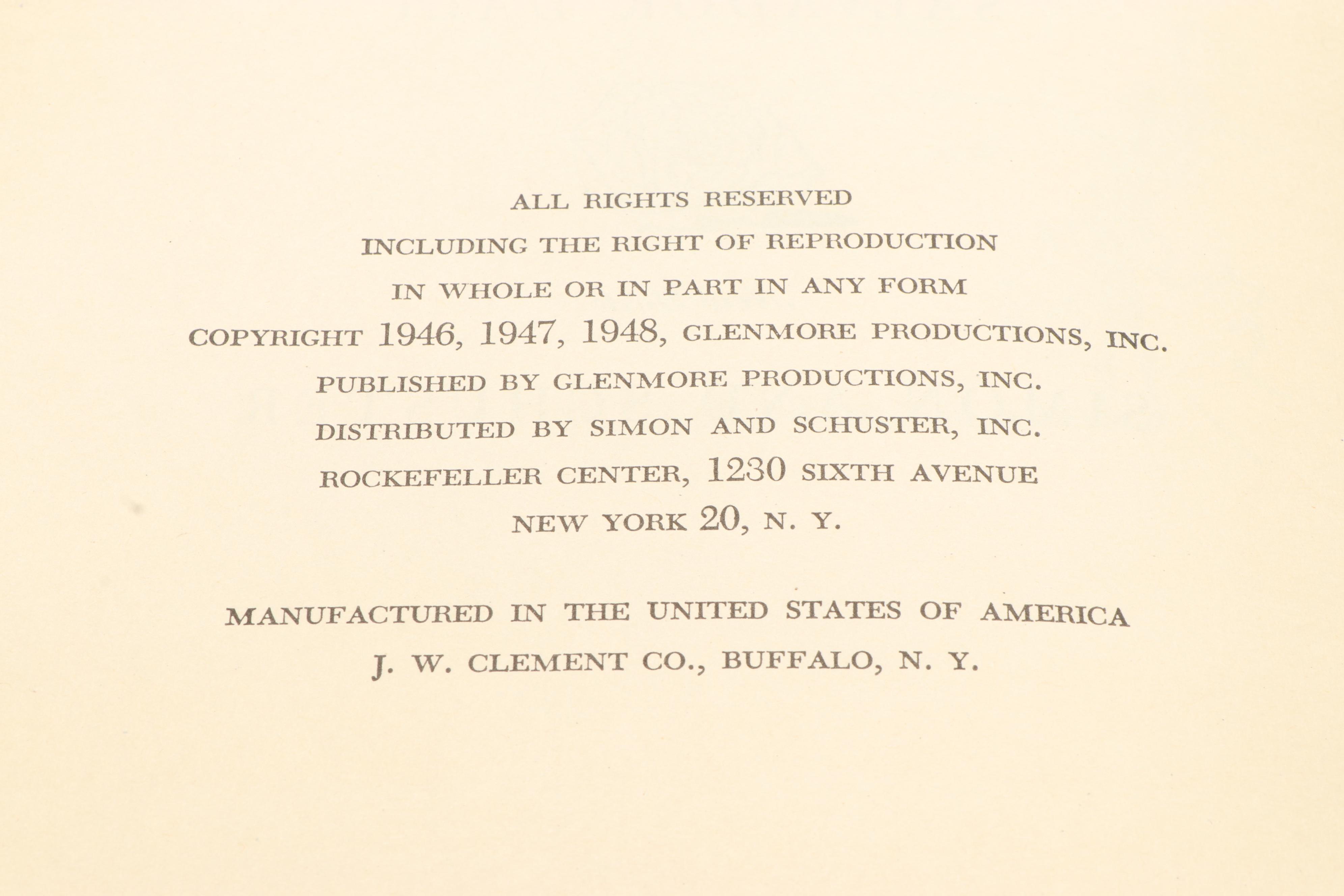 Salvador Dalí Illustrated "Wine, Women and Words" by Billy Rose, 1948