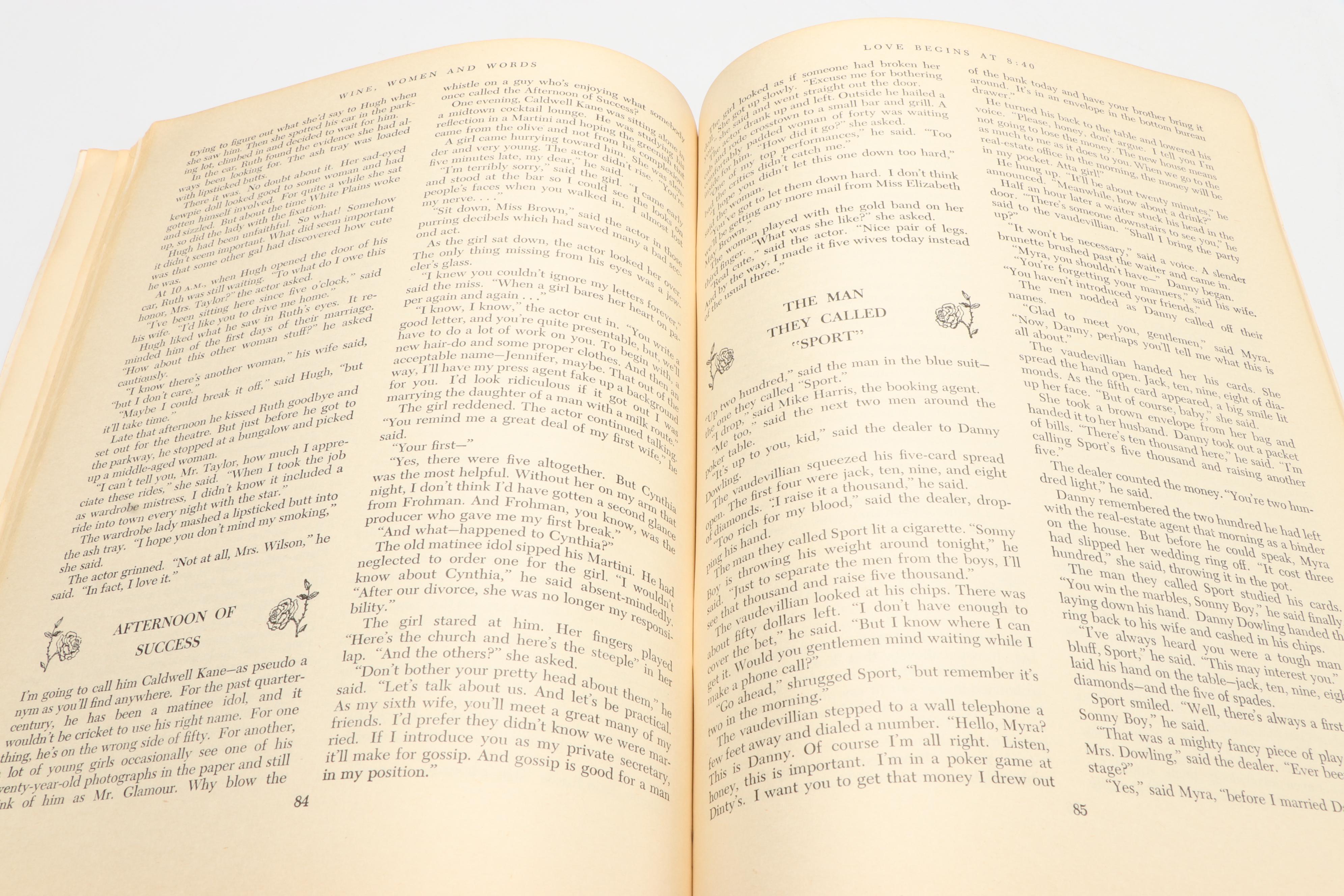 Salvador Dalí Illustrated "Wine, Women and Words" by Billy Rose, 1948