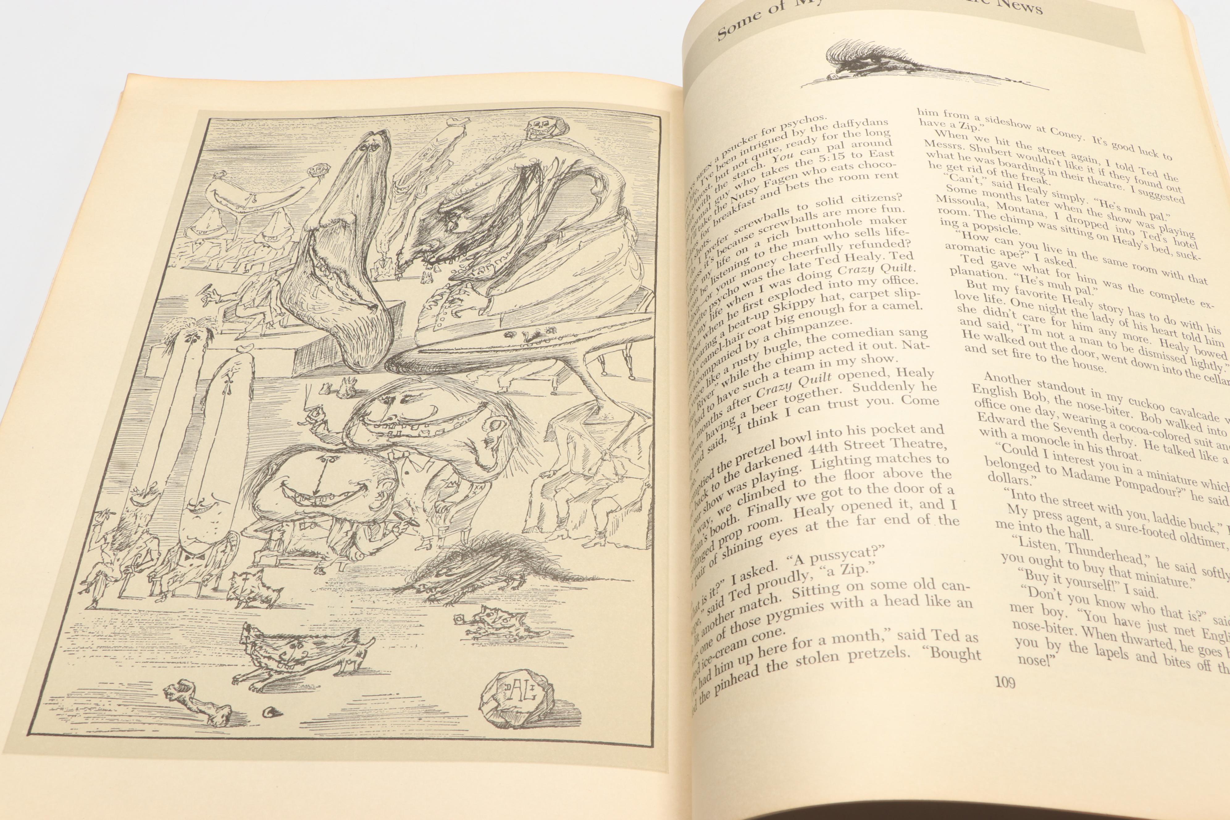 Salvador Dalí Illustrated "Wine, Women and Words" by Billy Rose, 1948