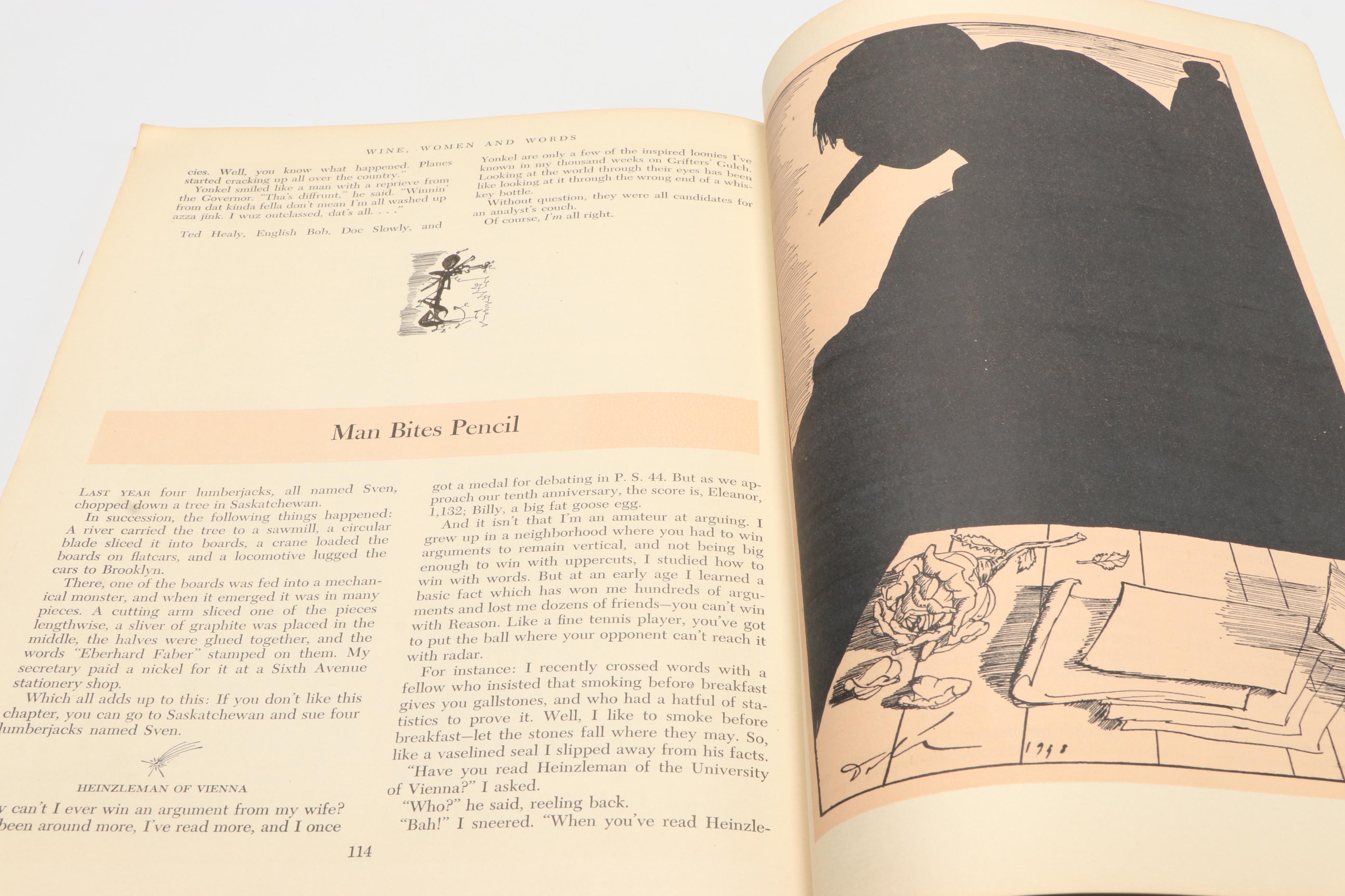 Salvador Dalí Illustrated "Wine, Women and Words" by Billy Rose, 1948