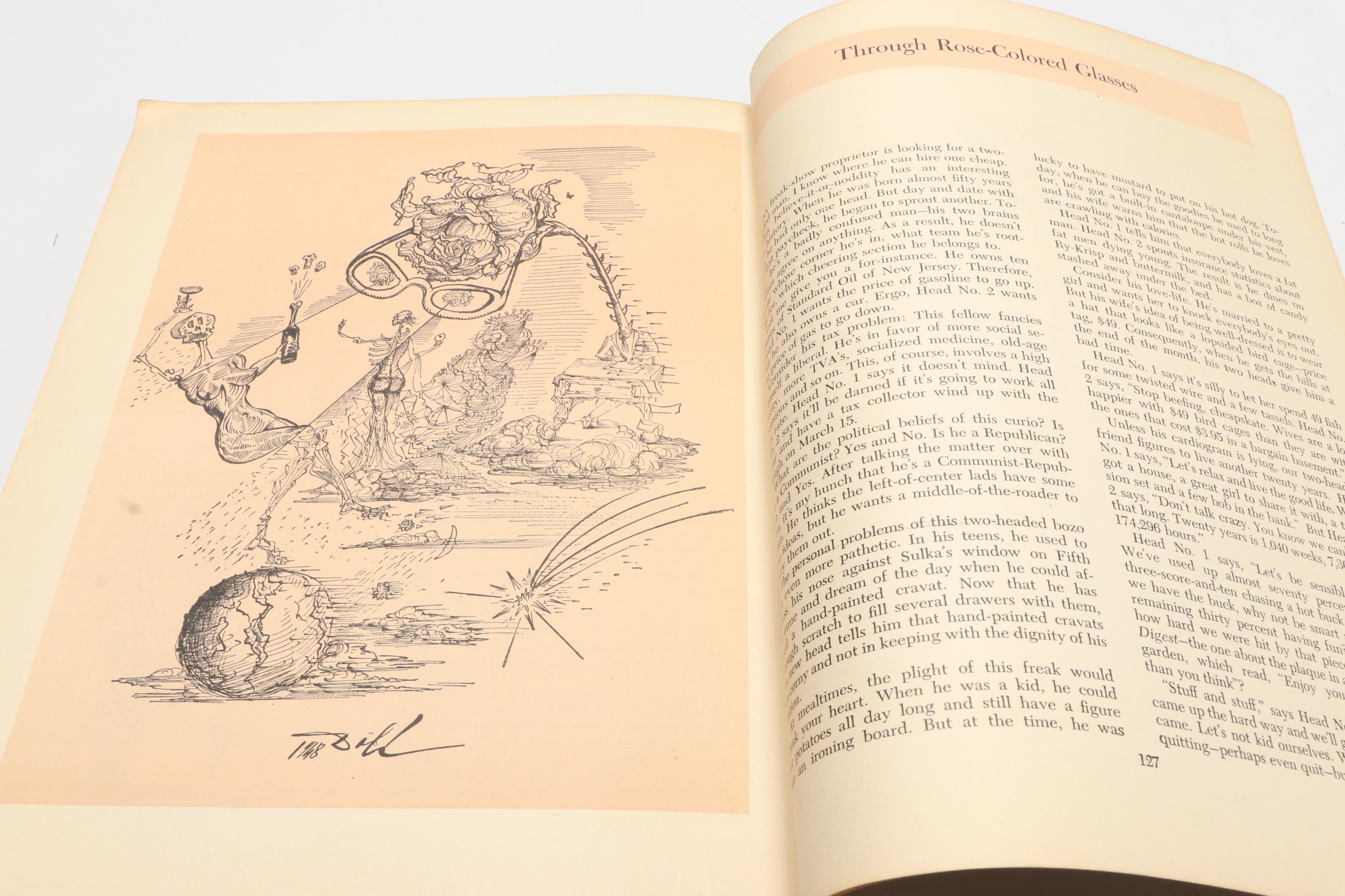 Salvador Dalí Illustrated "Wine, Women and Words" by Billy Rose, 1948