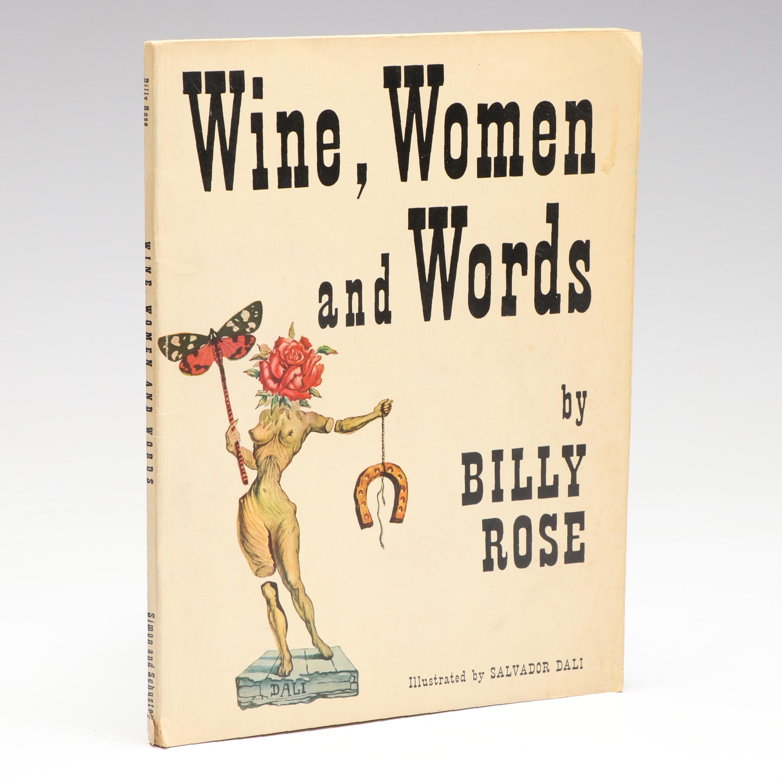 Salvador Dalí Illustrated "Wine, Women and Words" by Billy Rose, 1948
