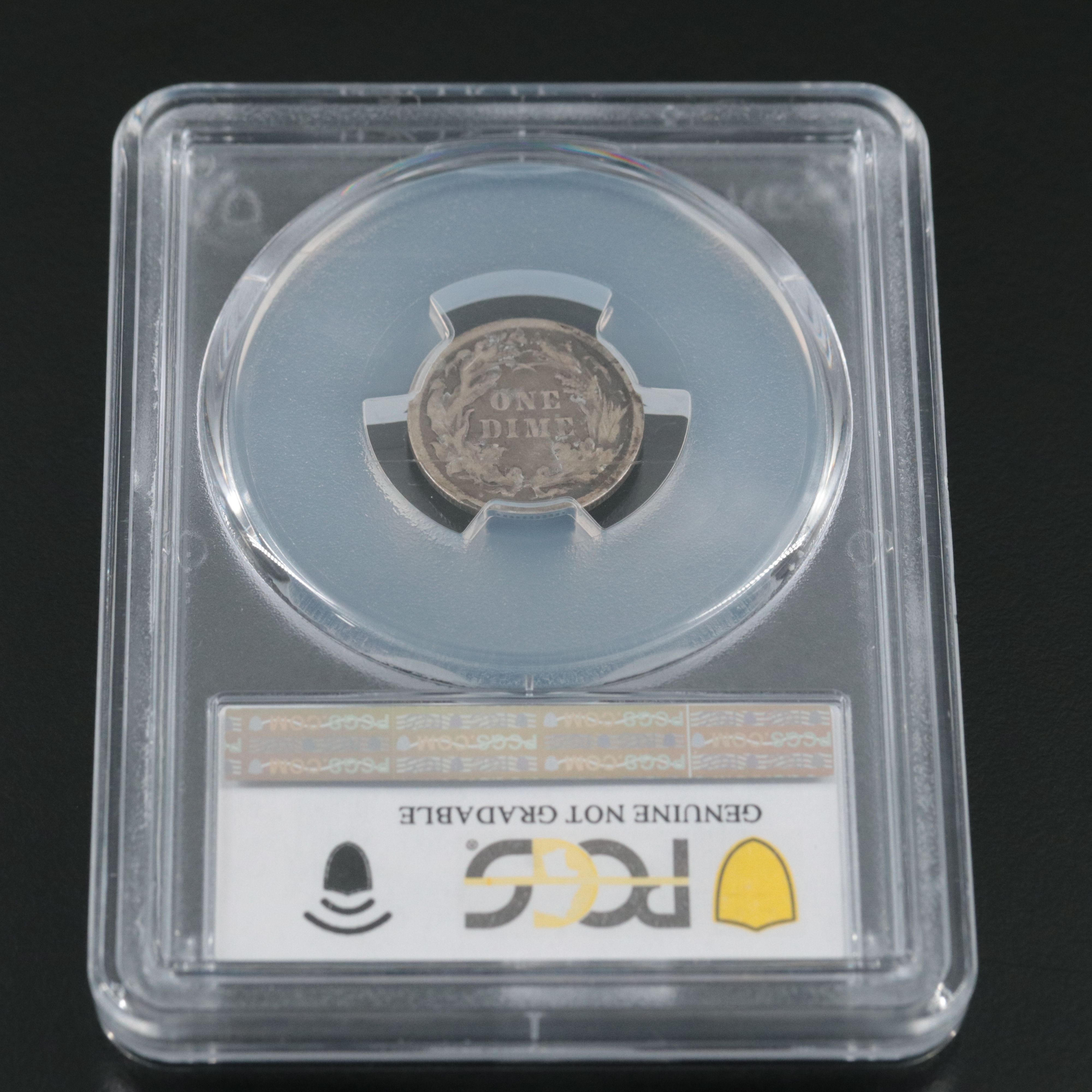 PCGS Graded VF Detail Cleaned 1886 Liberty Seated Silver Dime