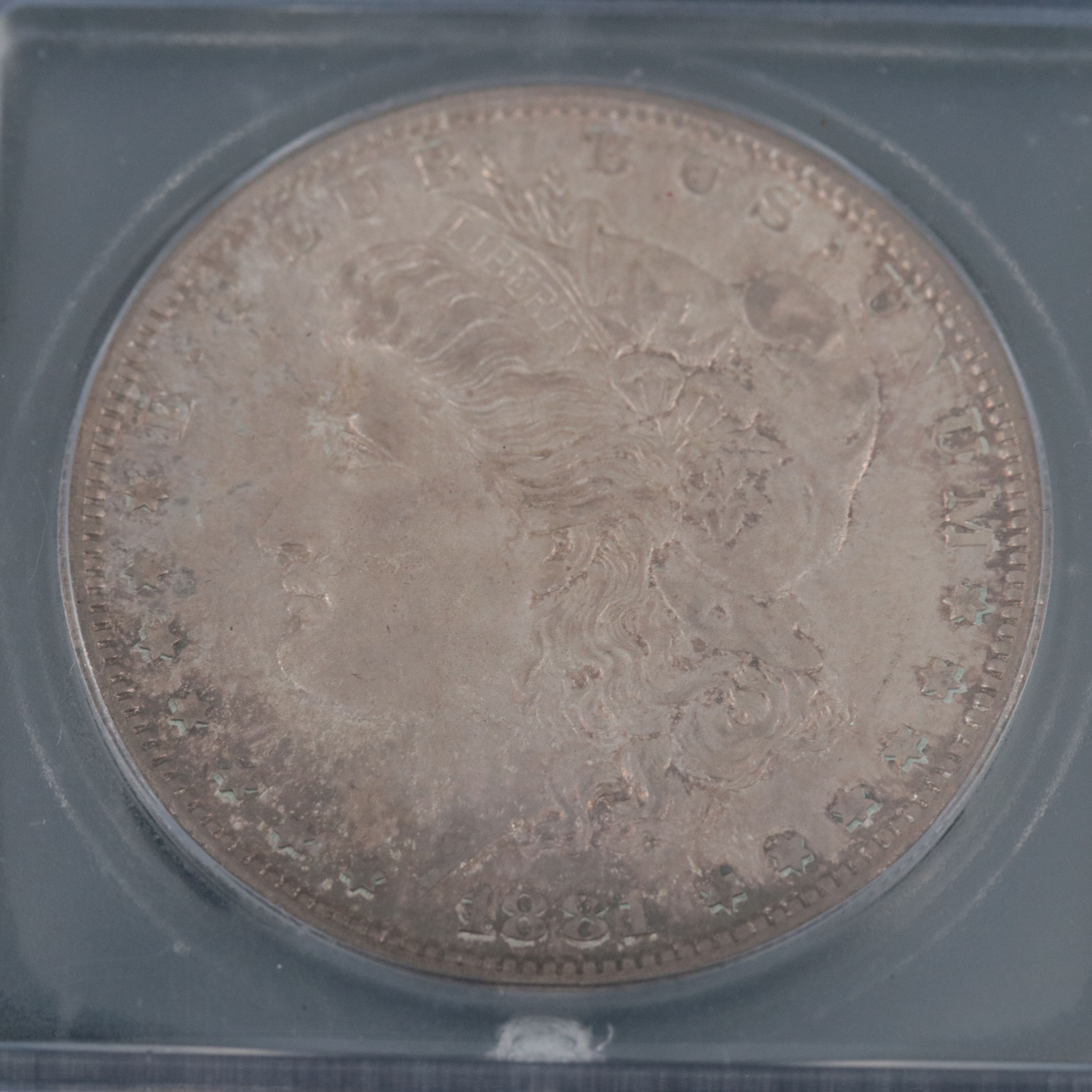 ICG Graded MS65 1881-S Morgan Silver Dollar