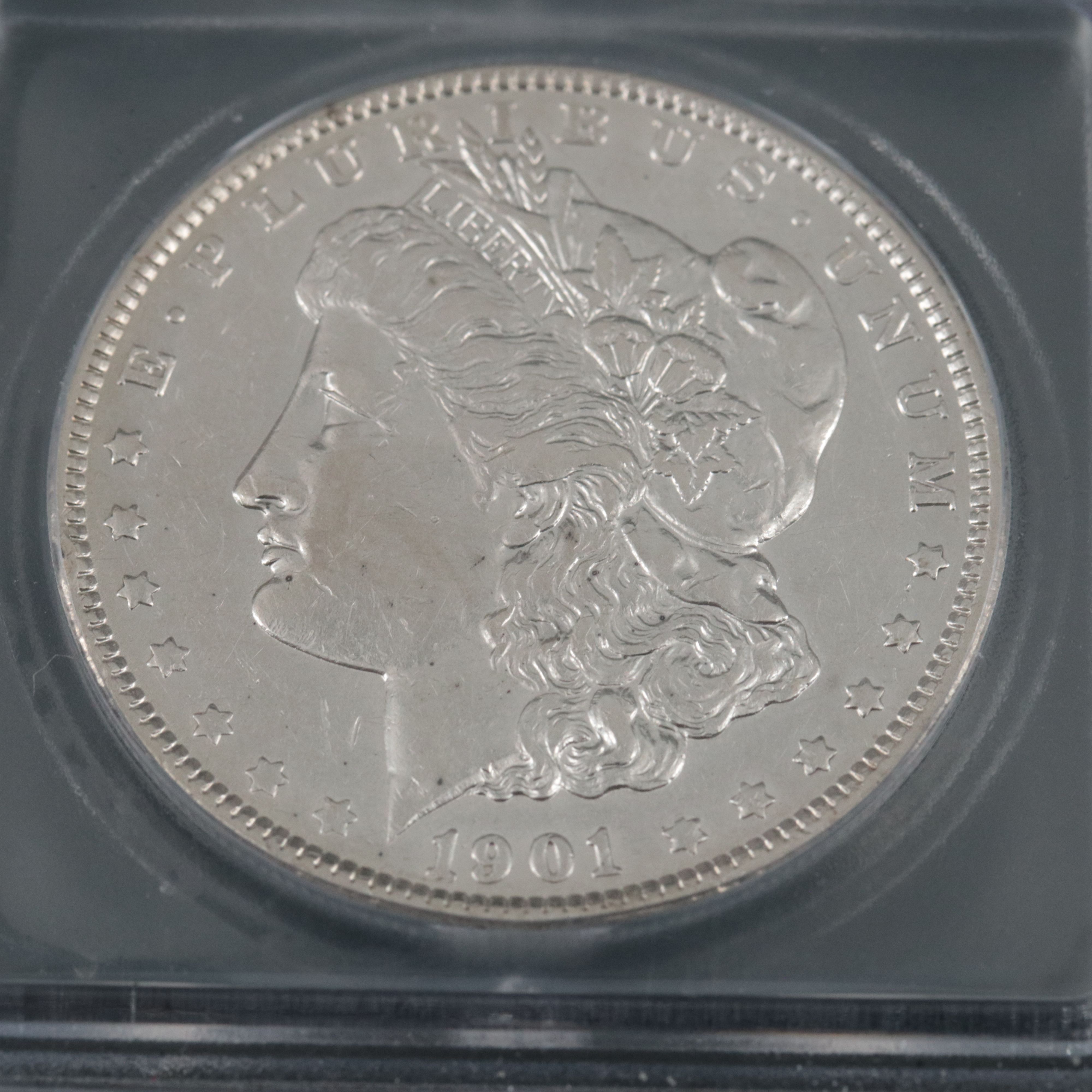 ICG Graded AU50 1901 Morgan Silver Dollar