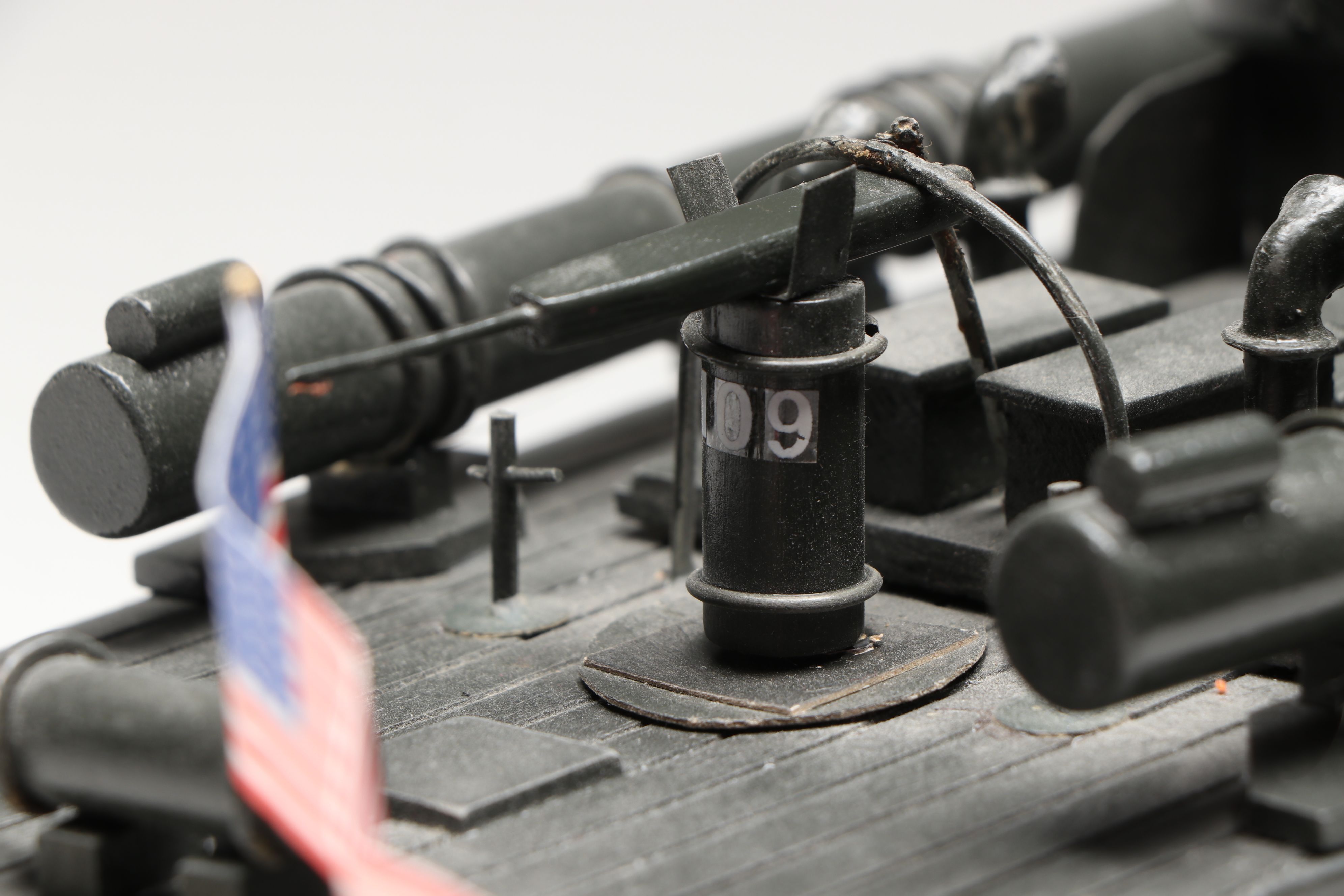 ELCO 1942 PT-103 Class Military Boat Model with John F. Kennedy Bust