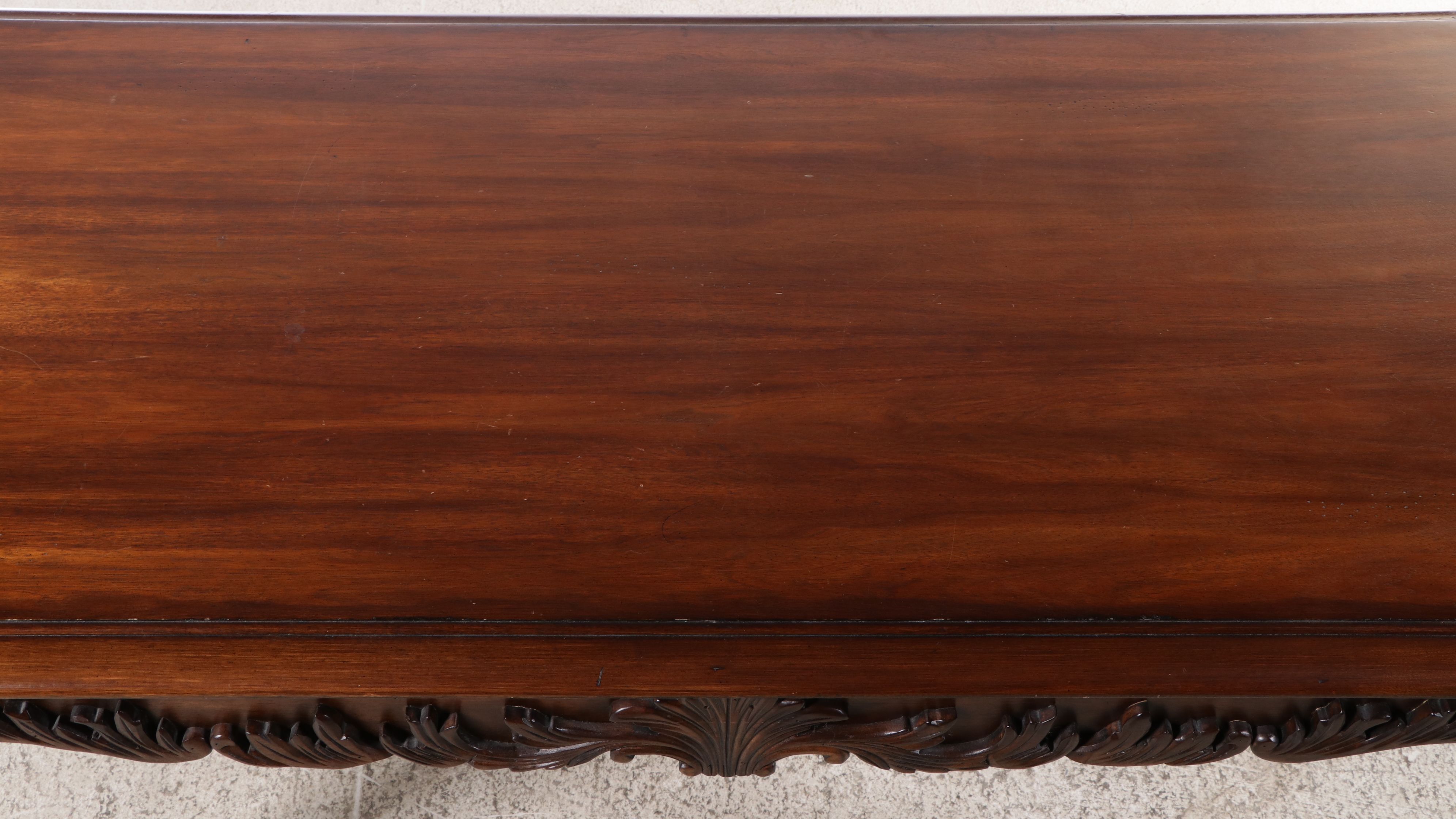 Hooker Furniture Chippendale Style Mahogany Writing Table