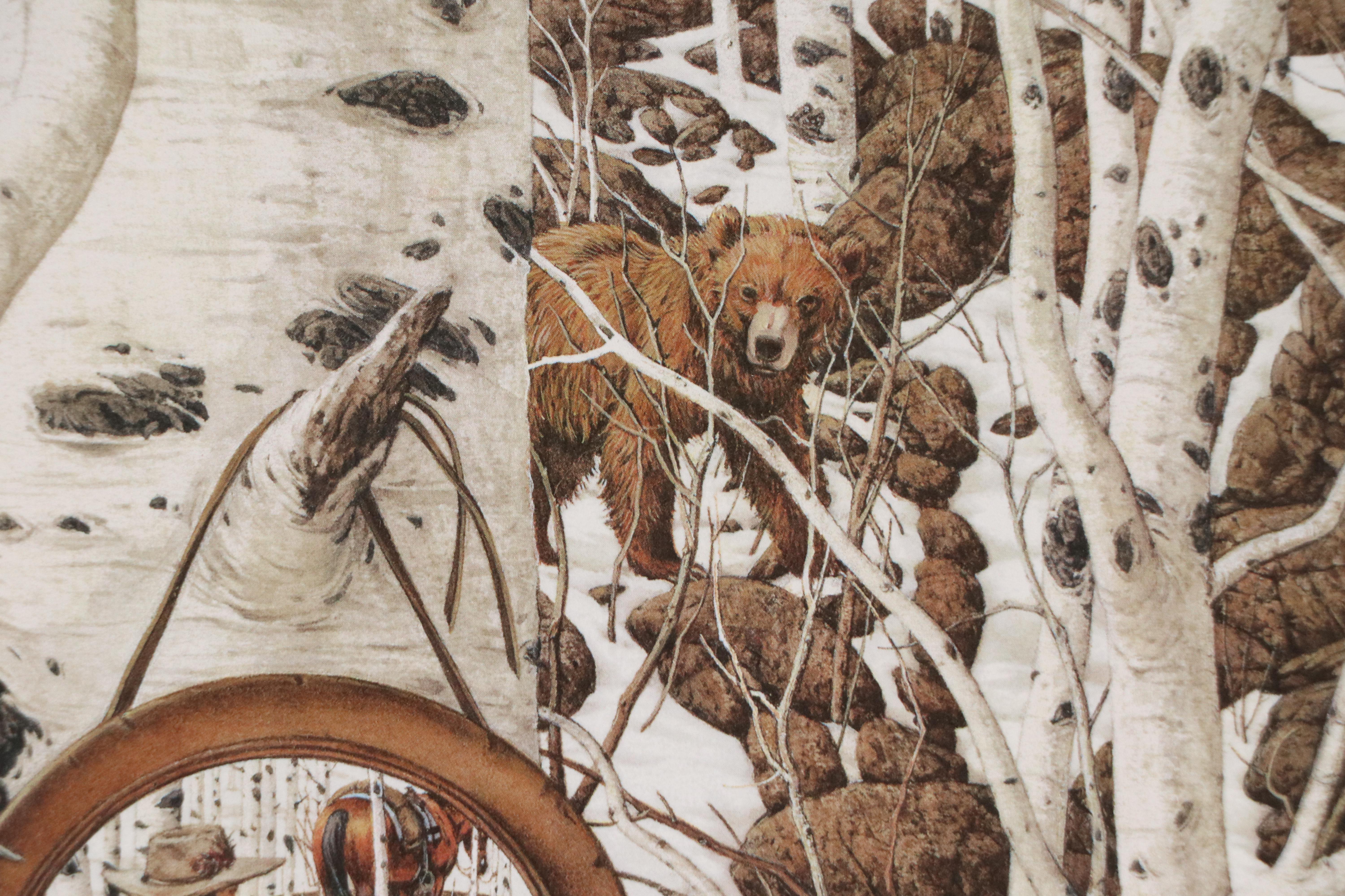 Bev Doolittle Offset Lithograph "Three More for Breakfast," 1996