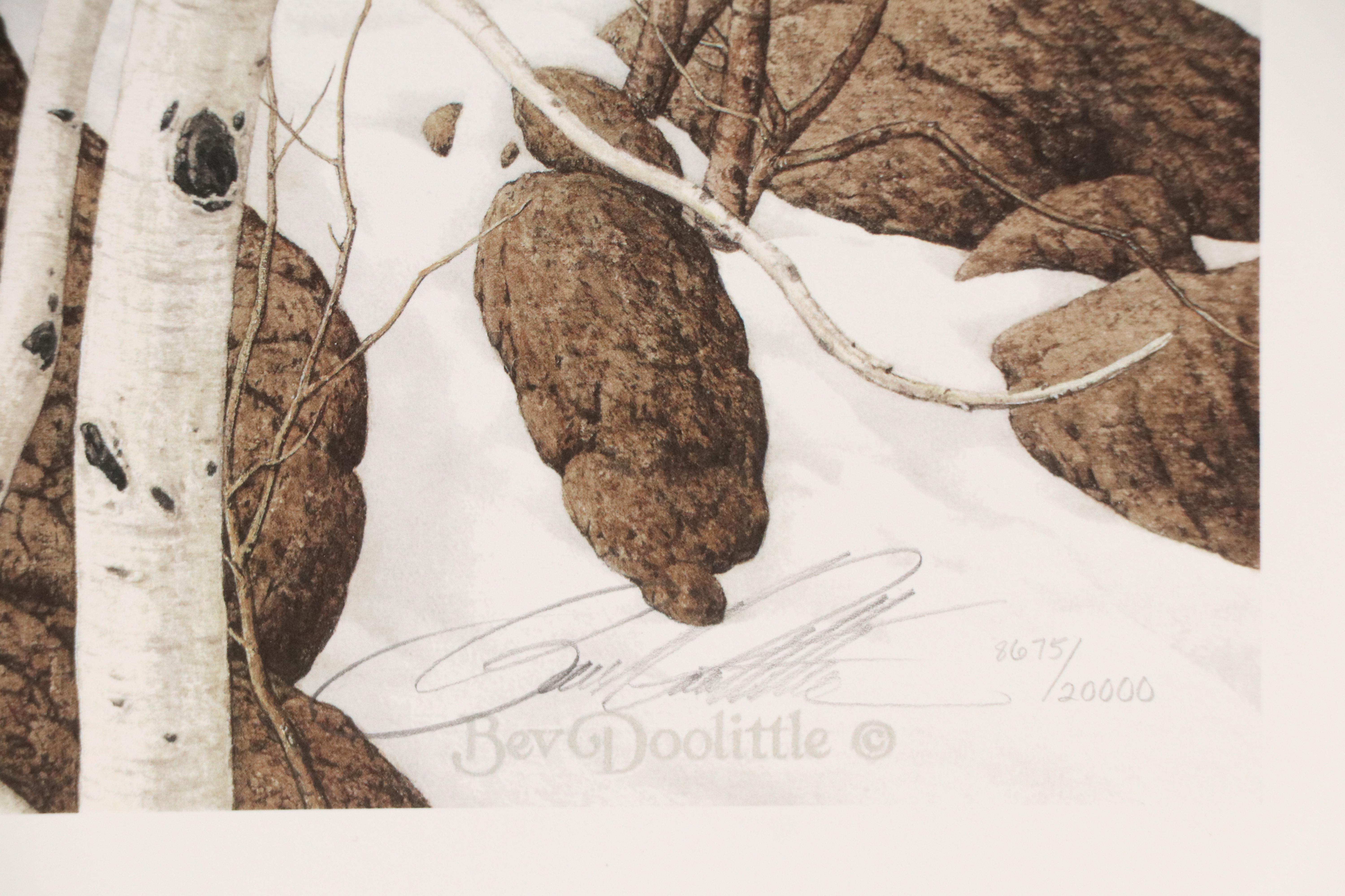 Bev Doolittle Offset Lithograph "Three More for Breakfast," 1996