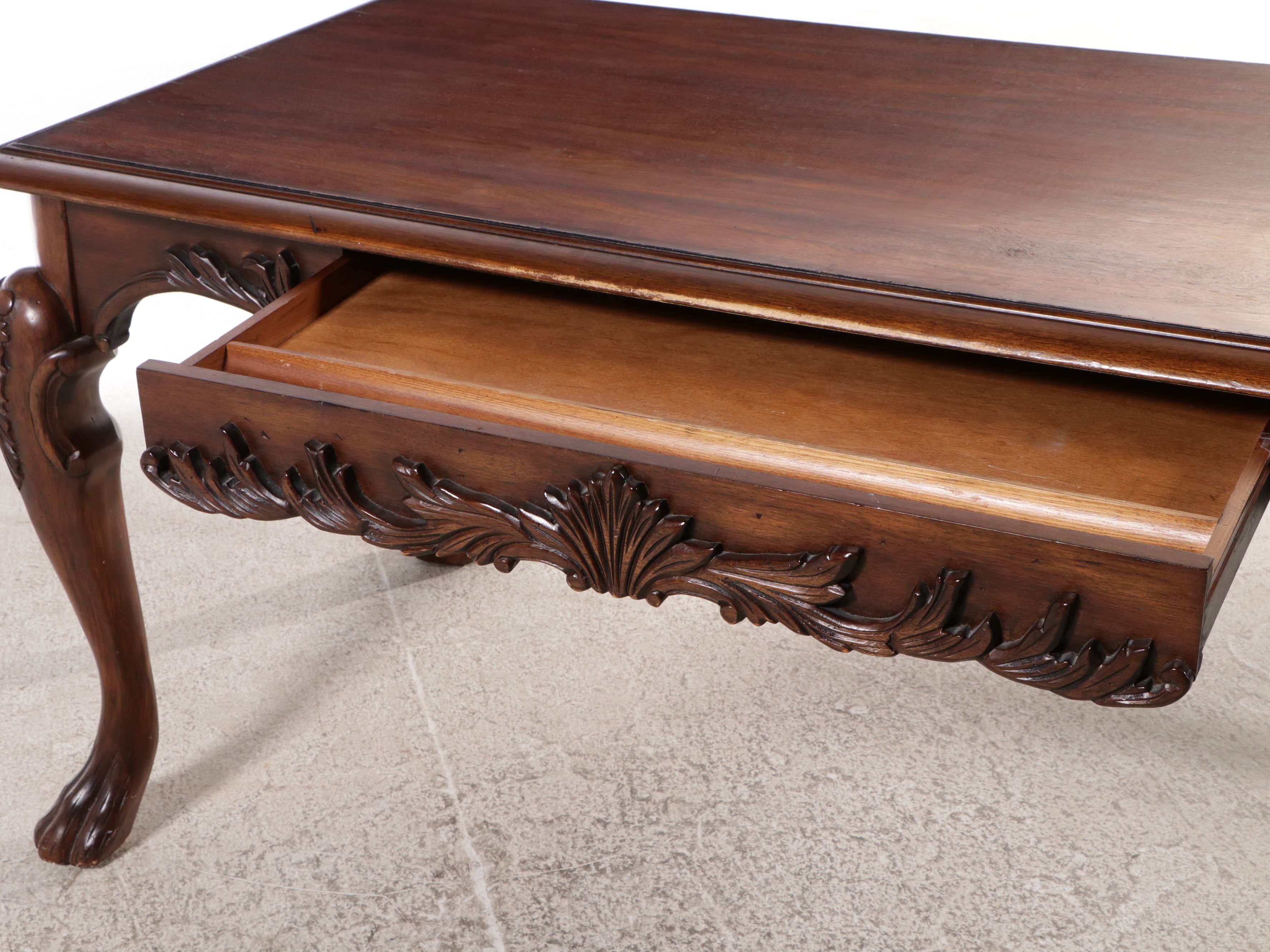 Hooker Furniture Chippendale Style Mahogany Writing Table