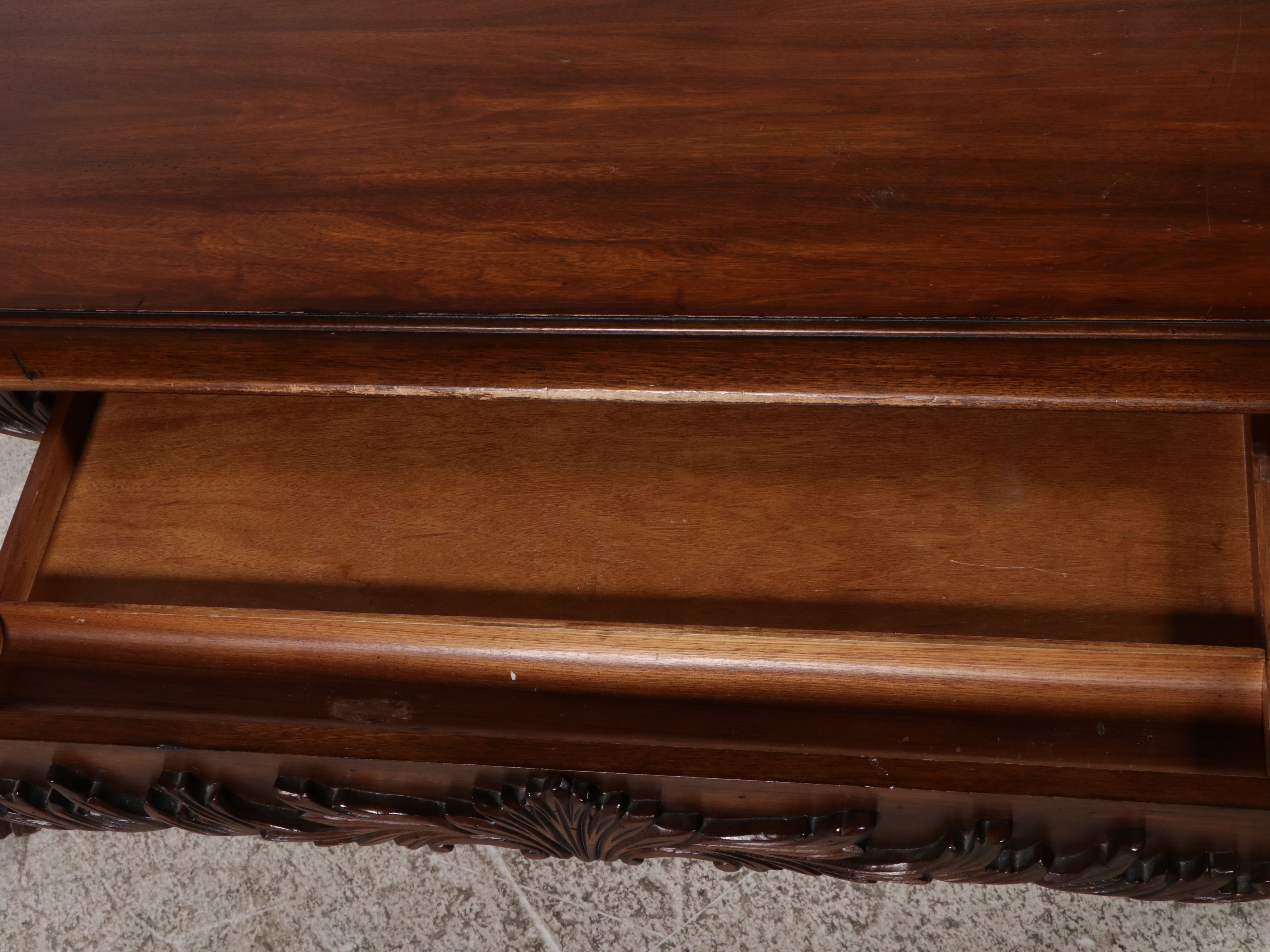 Hooker Furniture Chippendale Style Mahogany Writing Table