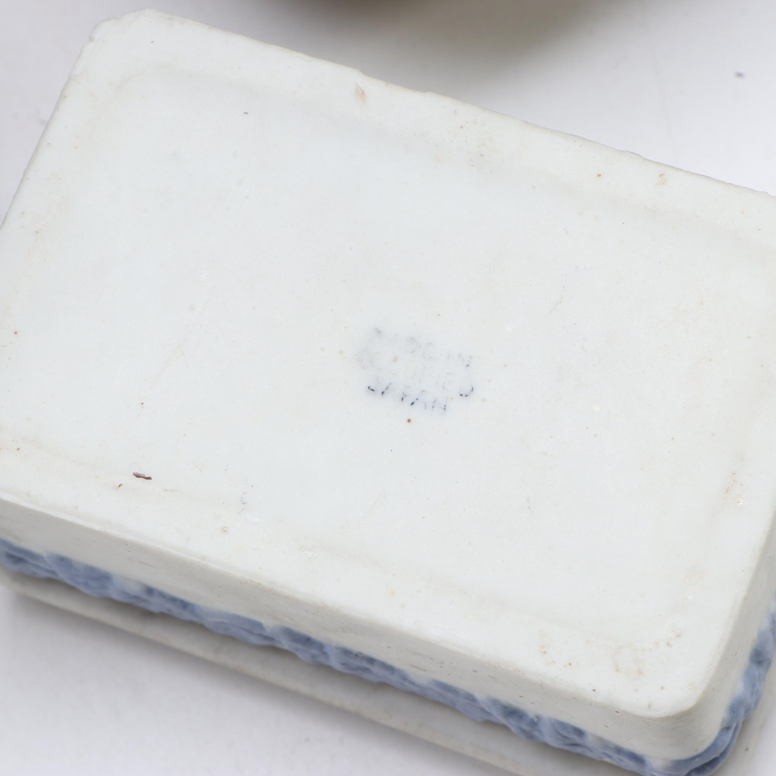 Maruta "Blue Delft" Plate, More Japanese and Other Blue and White Tableware