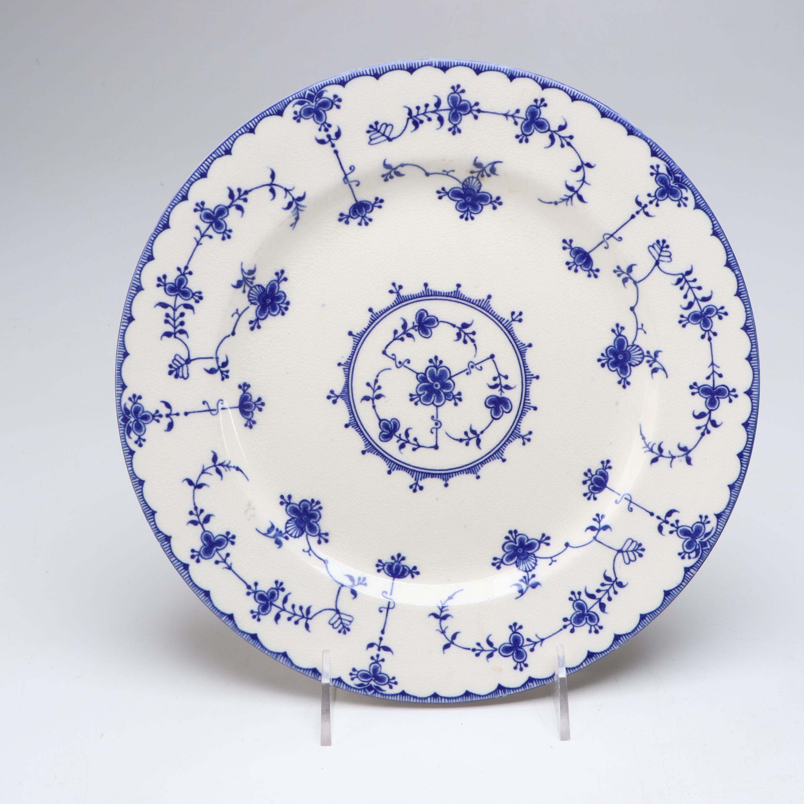 Maruta "Blue Delft" Plate, More Japanese and Other Blue and White Tableware