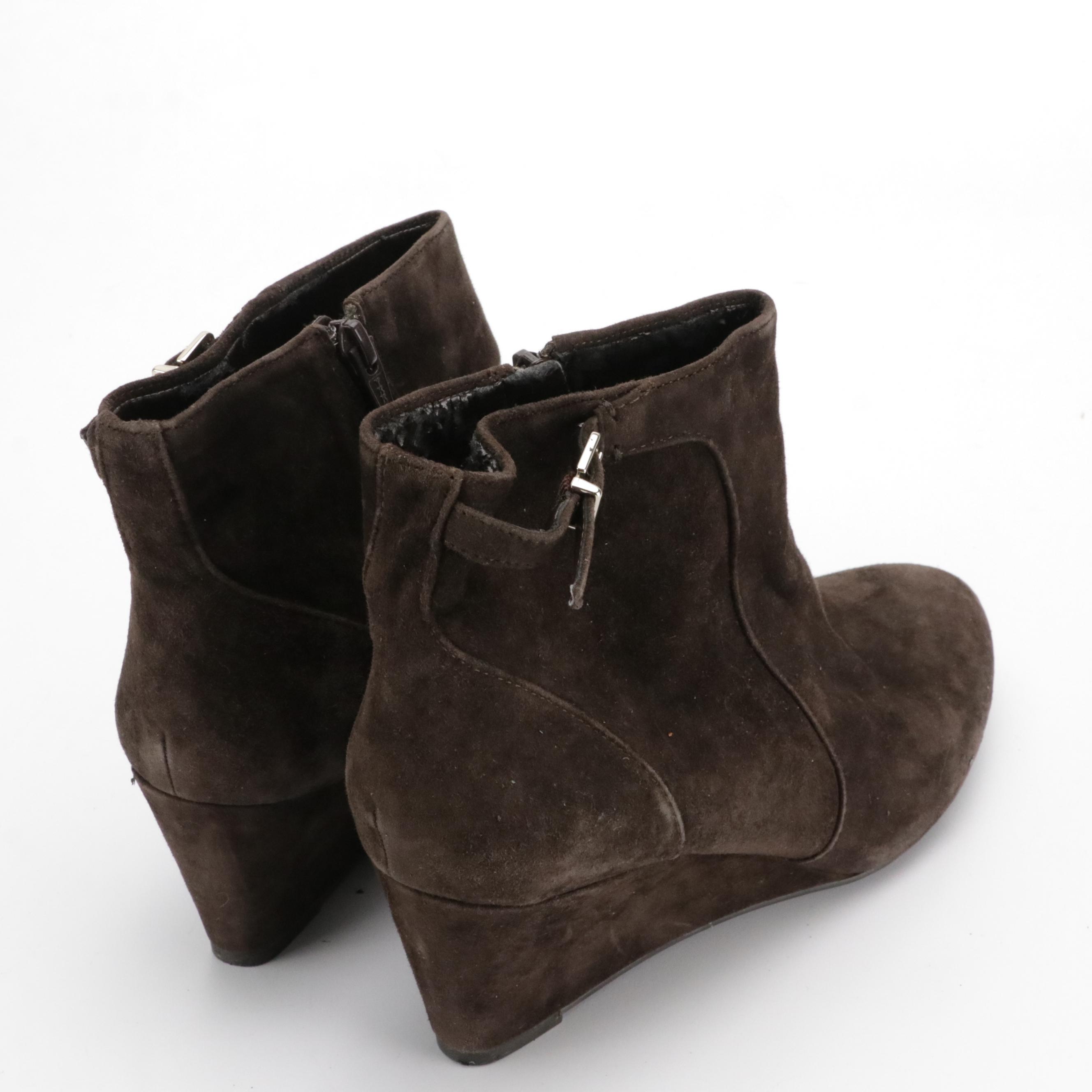 Antonio Melani, Bandolino, and Nine West Suede Wedge Boots