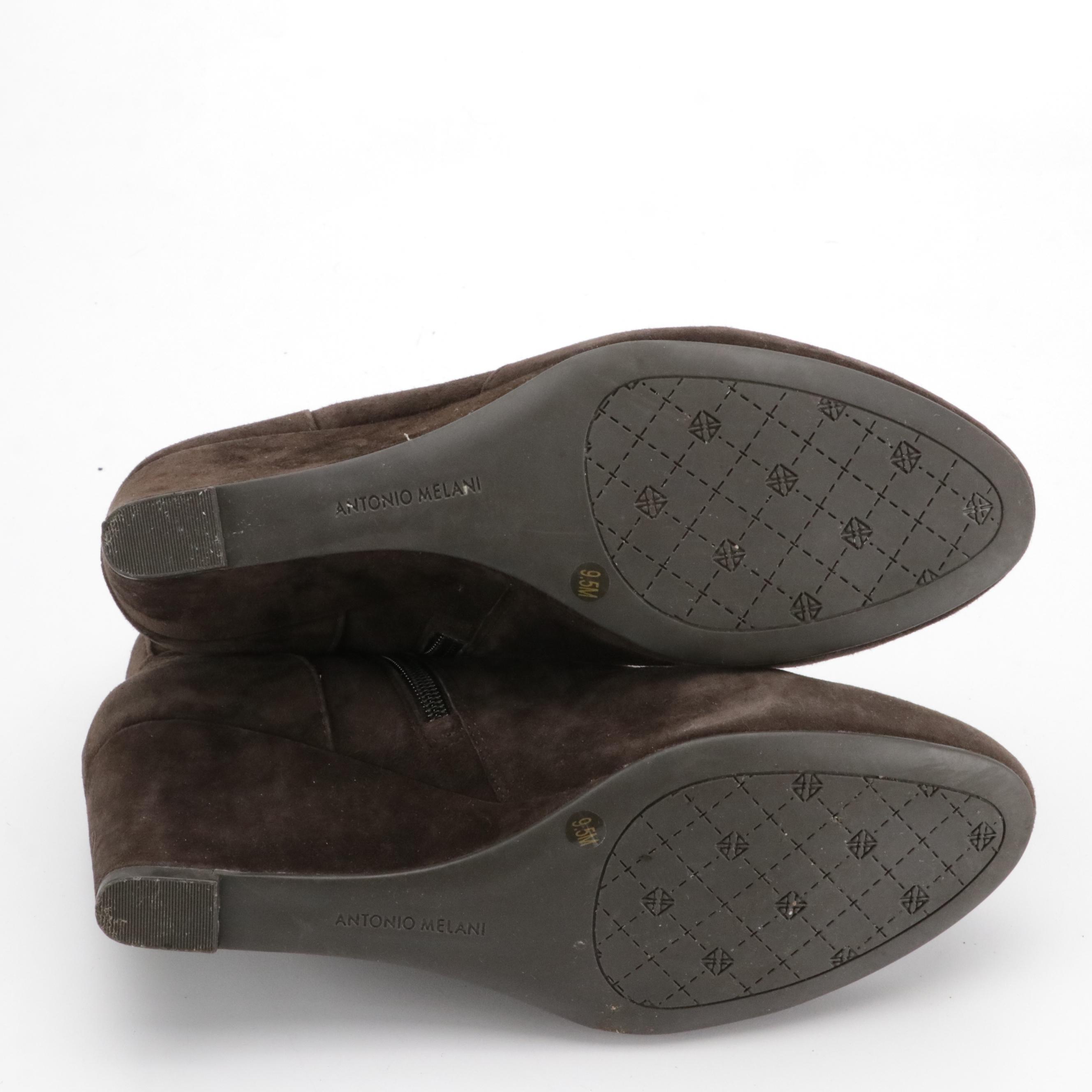 Antonio Melani, Bandolino, and Nine West Suede Wedge Boots