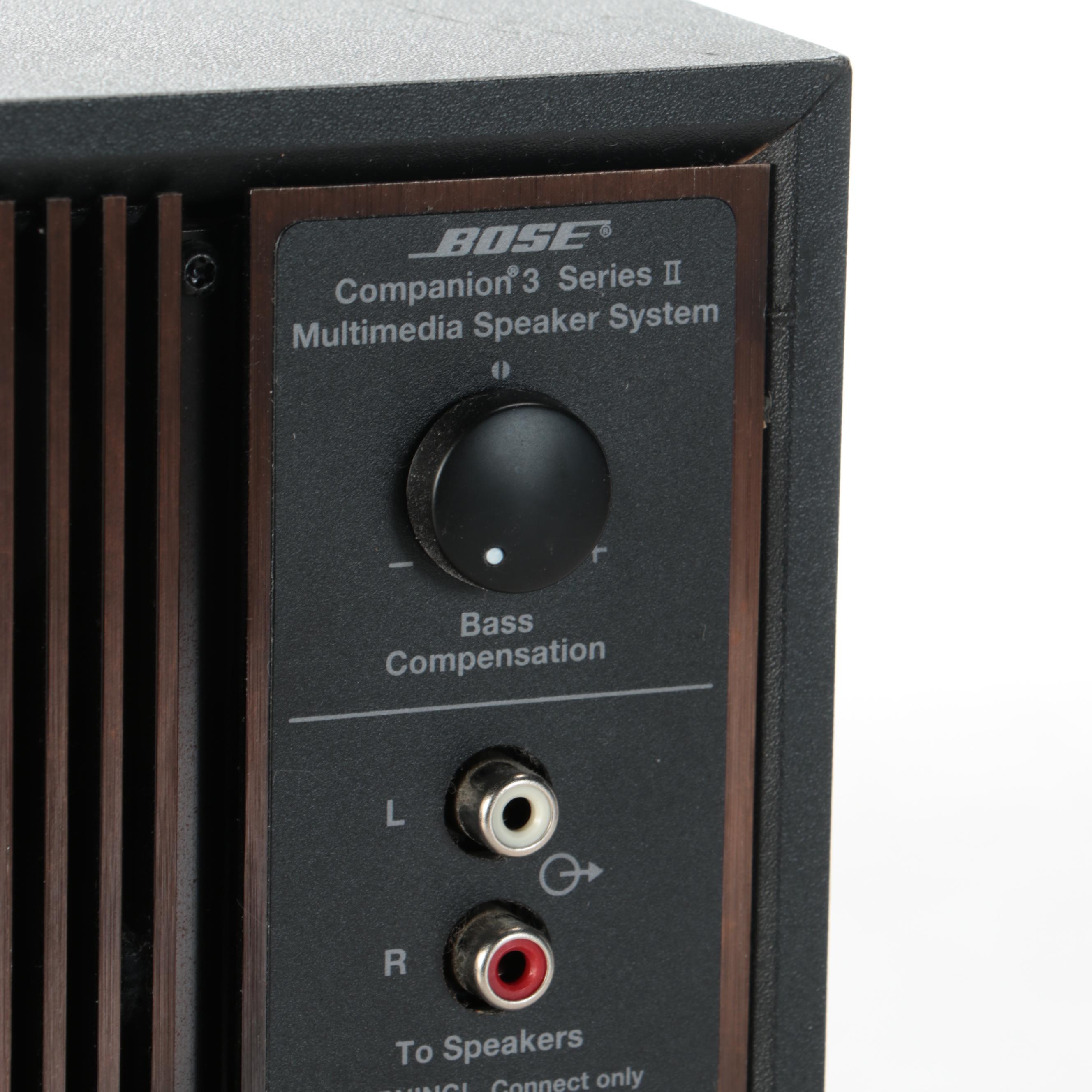 Bose Companion 3 Series II Multimedia Speaker System