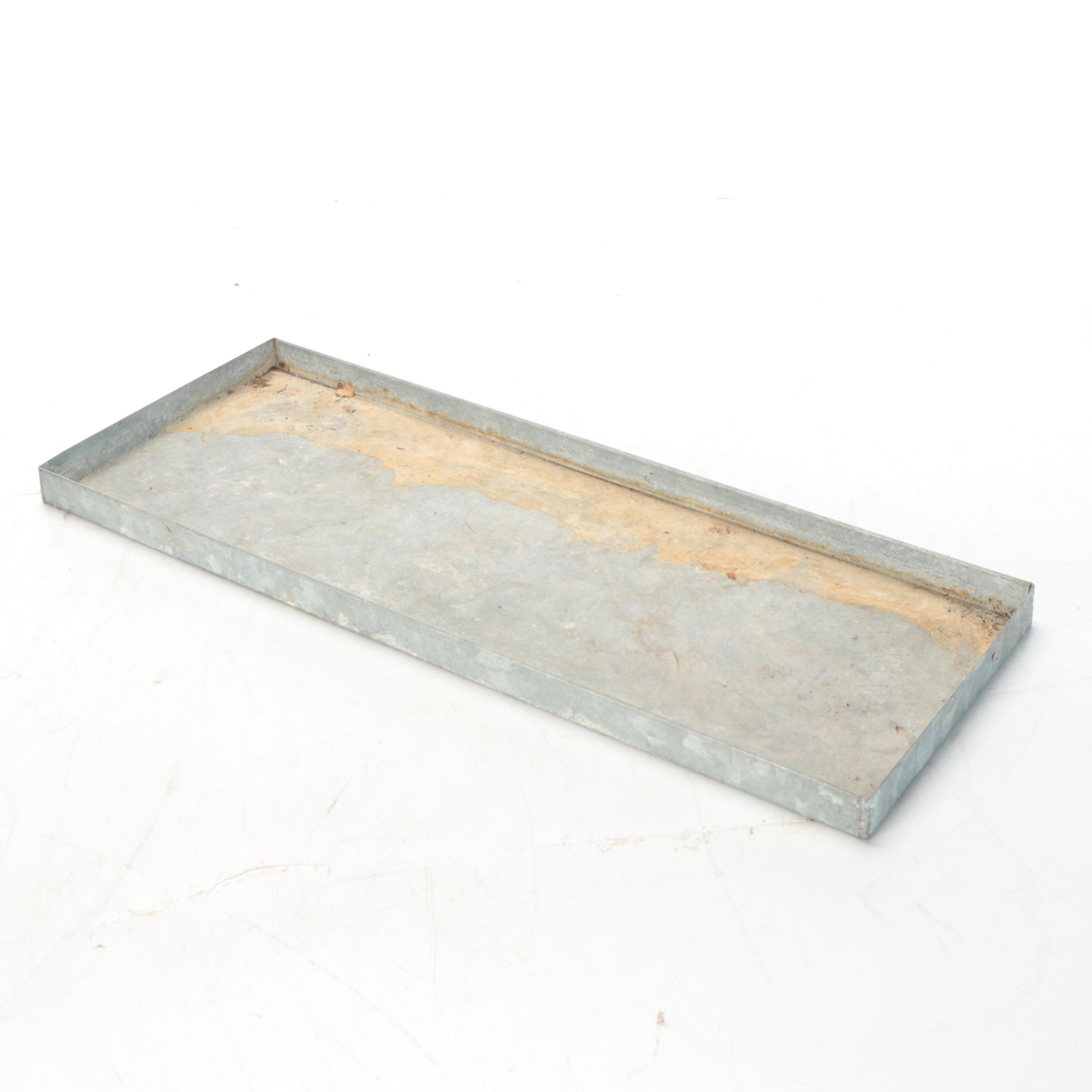 Galvanized Steel Gardening Trays and Planter