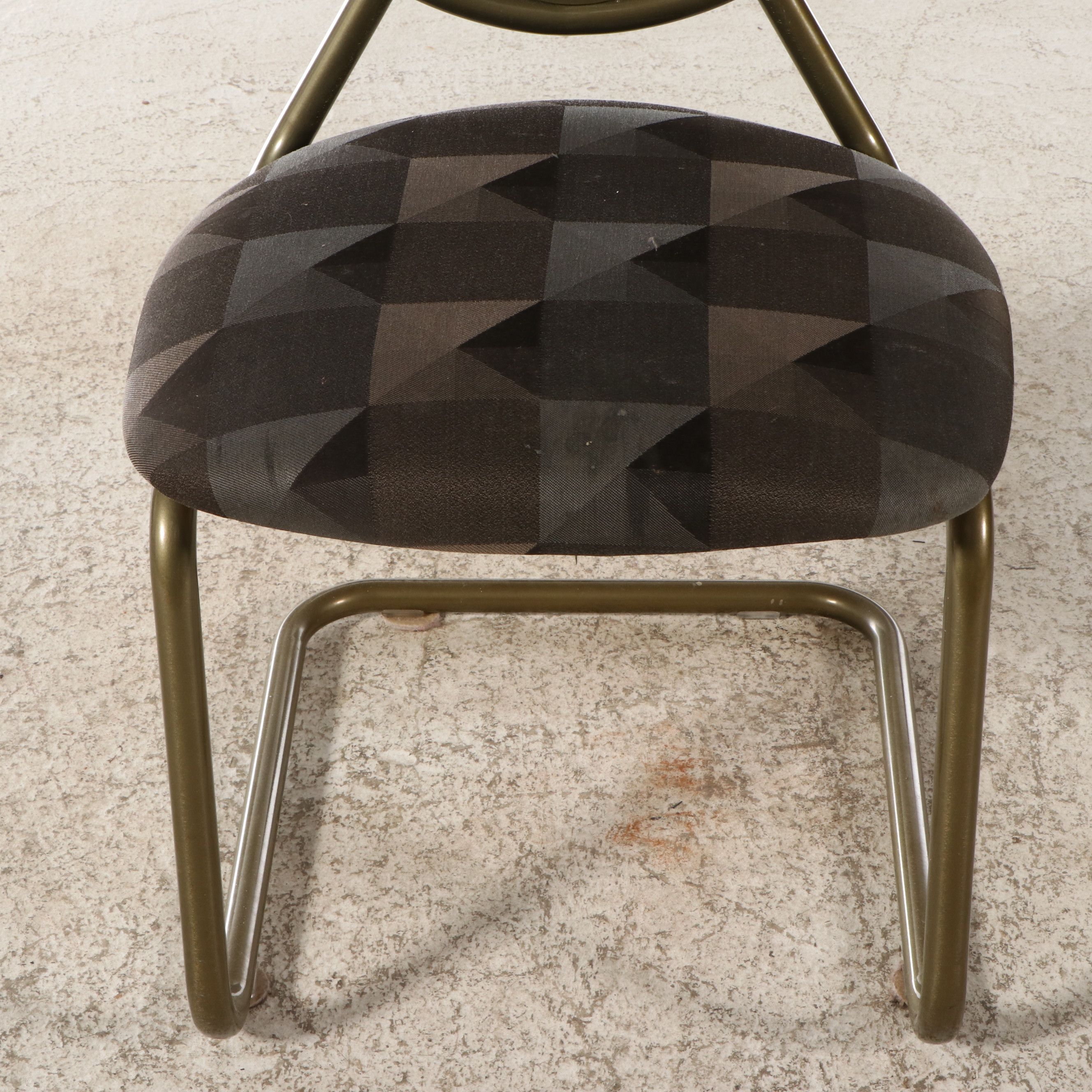 Chromecraft Five-Piece Powder Coated Metal Dining Set