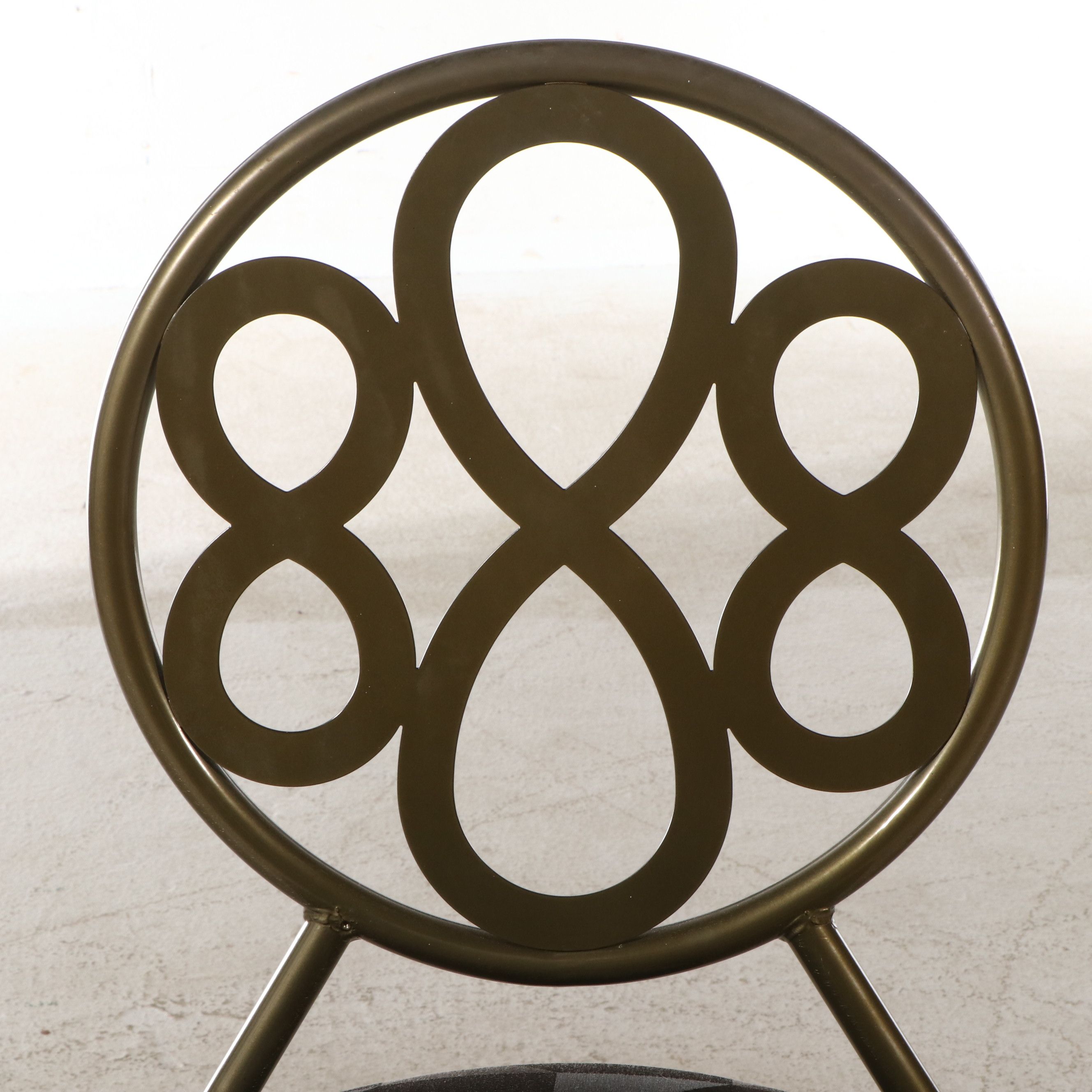 Chromecraft Five-Piece Powder Coated Metal Dining Set