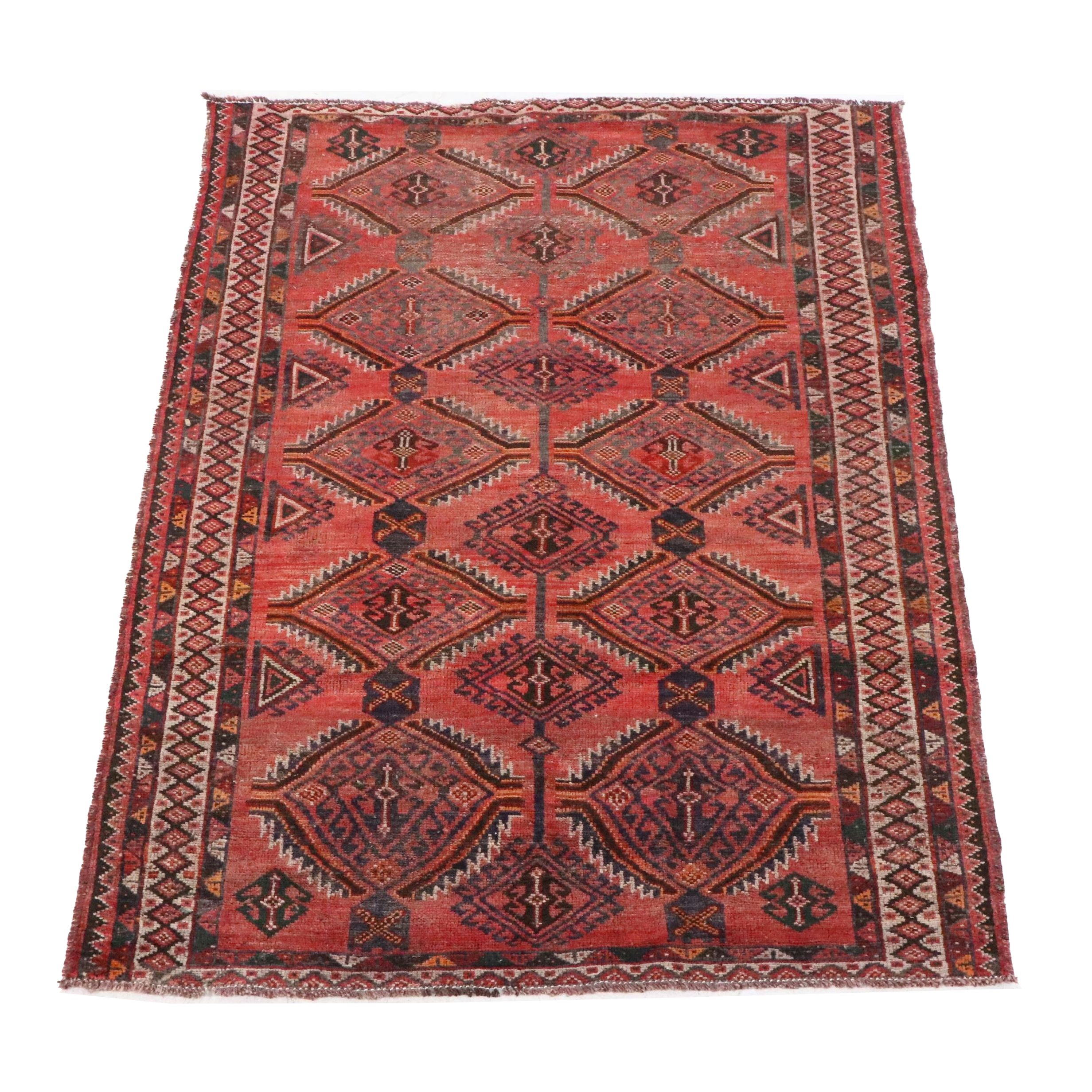 5'2 x 7'3 Hand-Knotted Persian Yalameh Area Rug