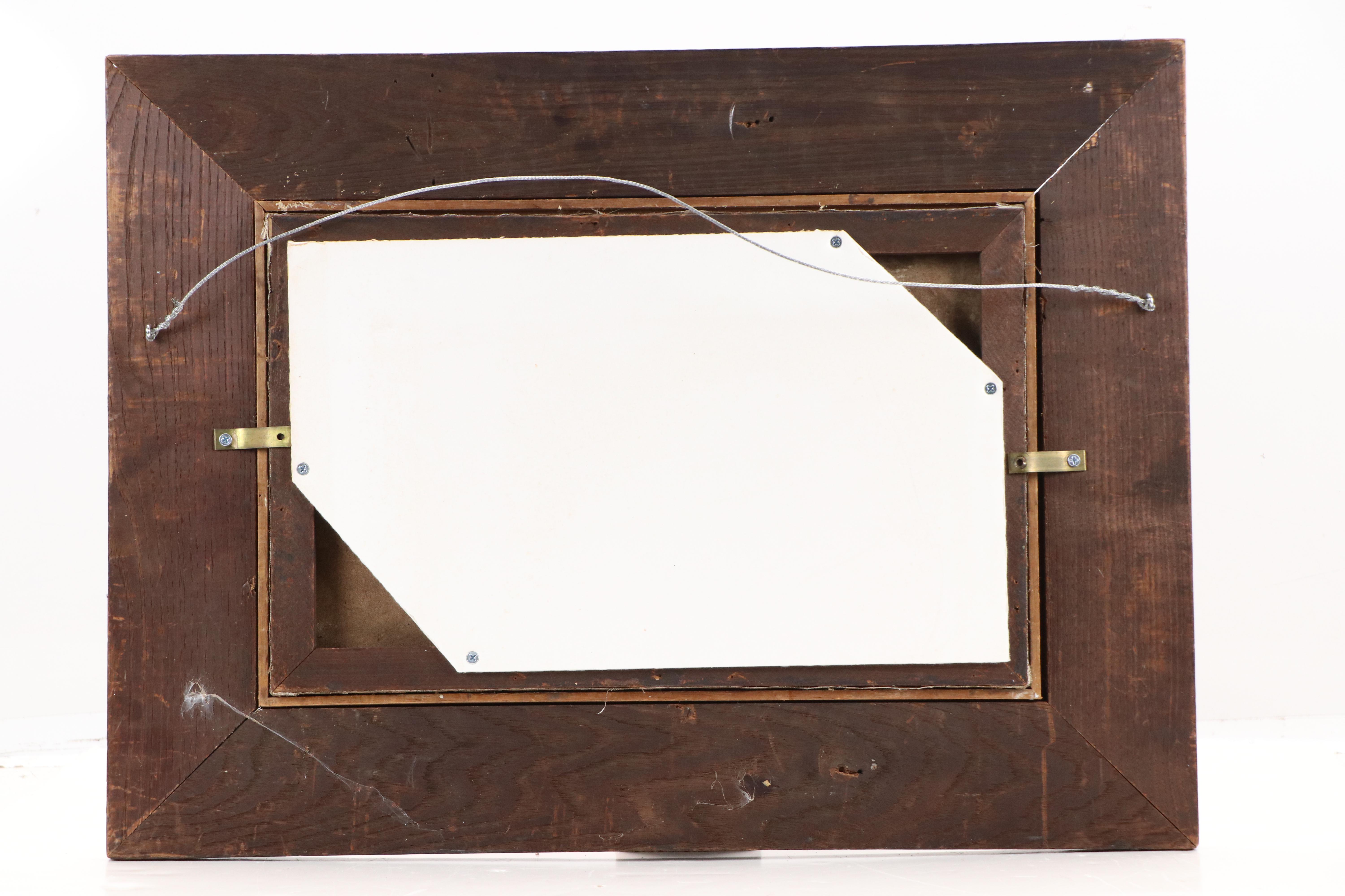 Oil Painting of Grazing Sheep